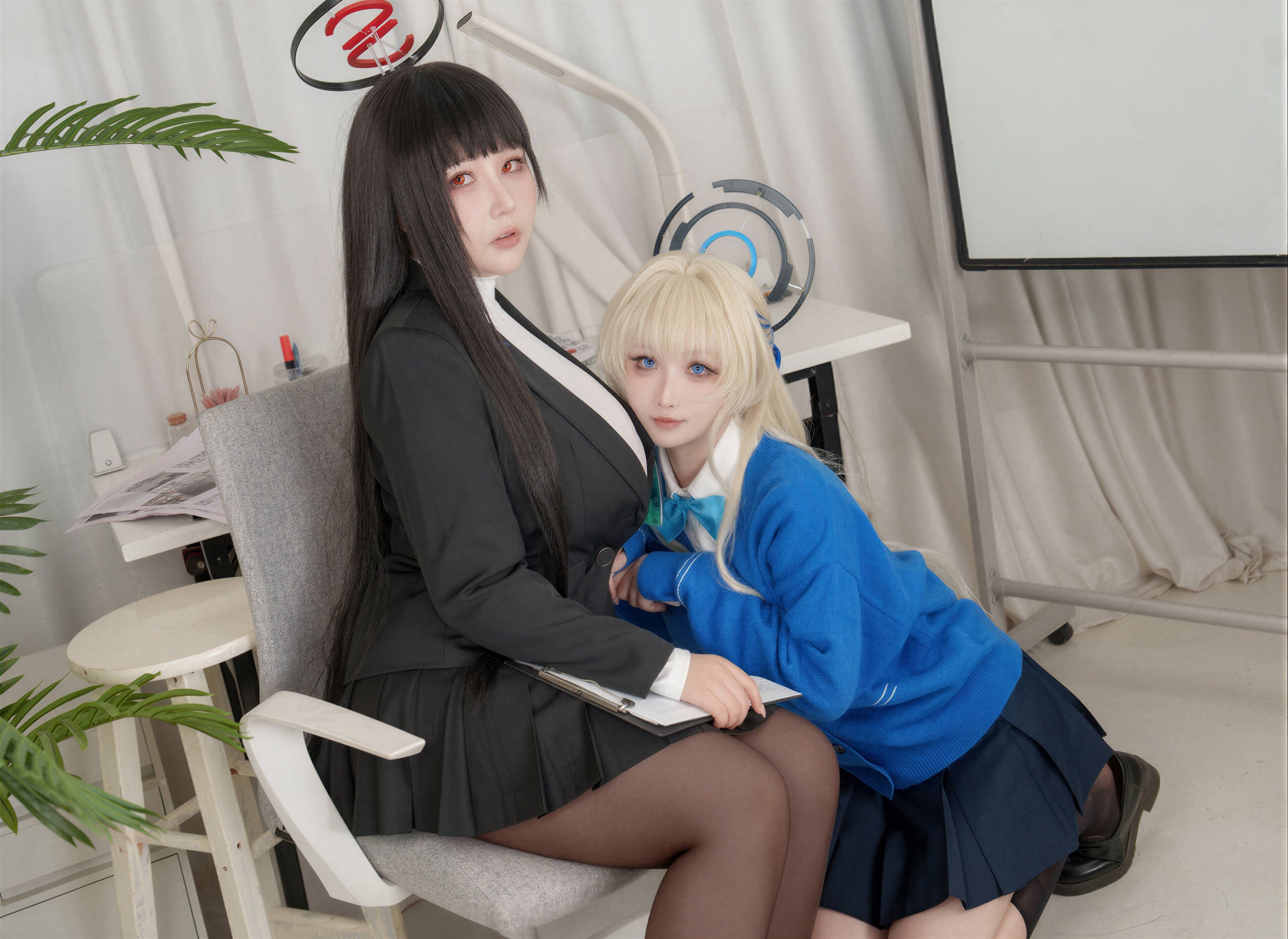 [COSPLAY]rioko凉凉子& KANEKO_咔喵 – 双人蔚蓝档案 第 72 张