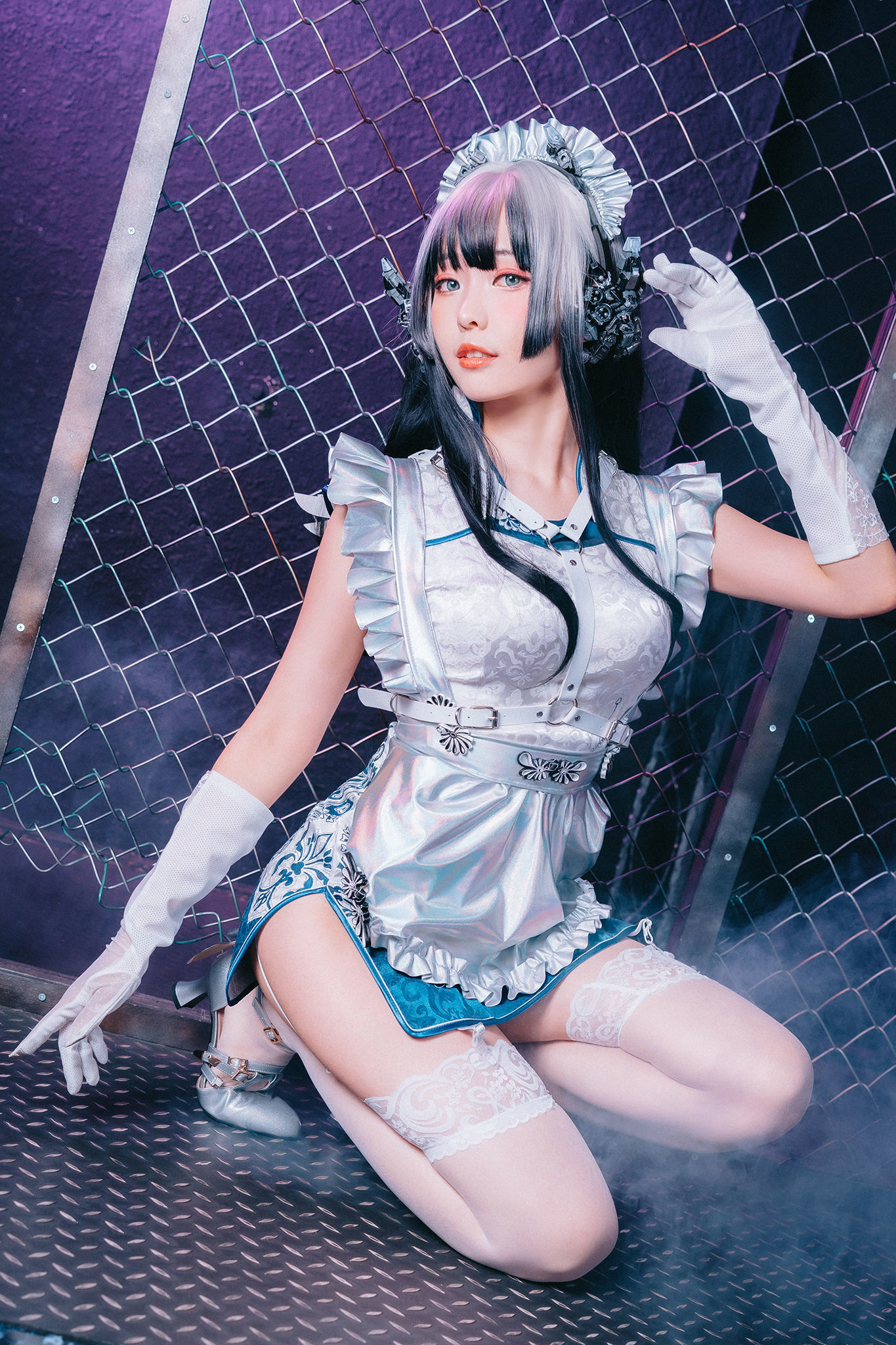 [COSPLAY] Ely_eee(ElyEE子) – 賽博女僕 青輝石 封面