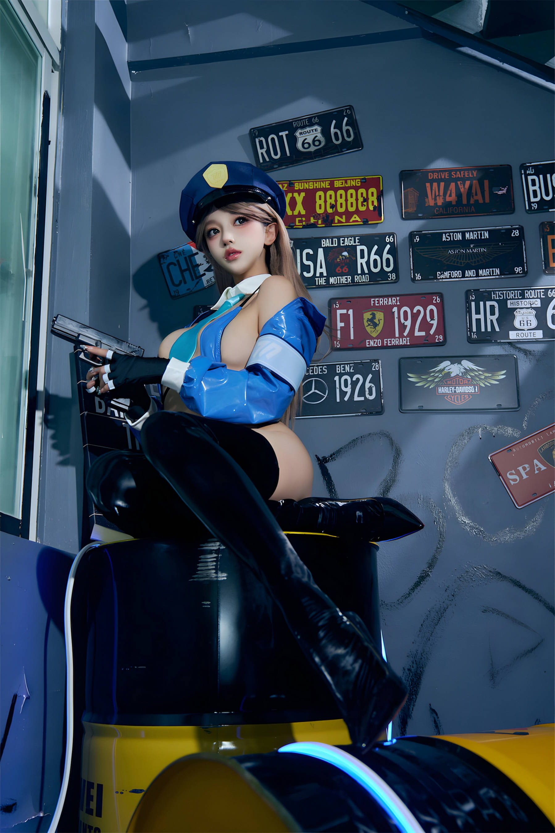 [COSPLAY]过期米线线喵 – 女警 第 22 张