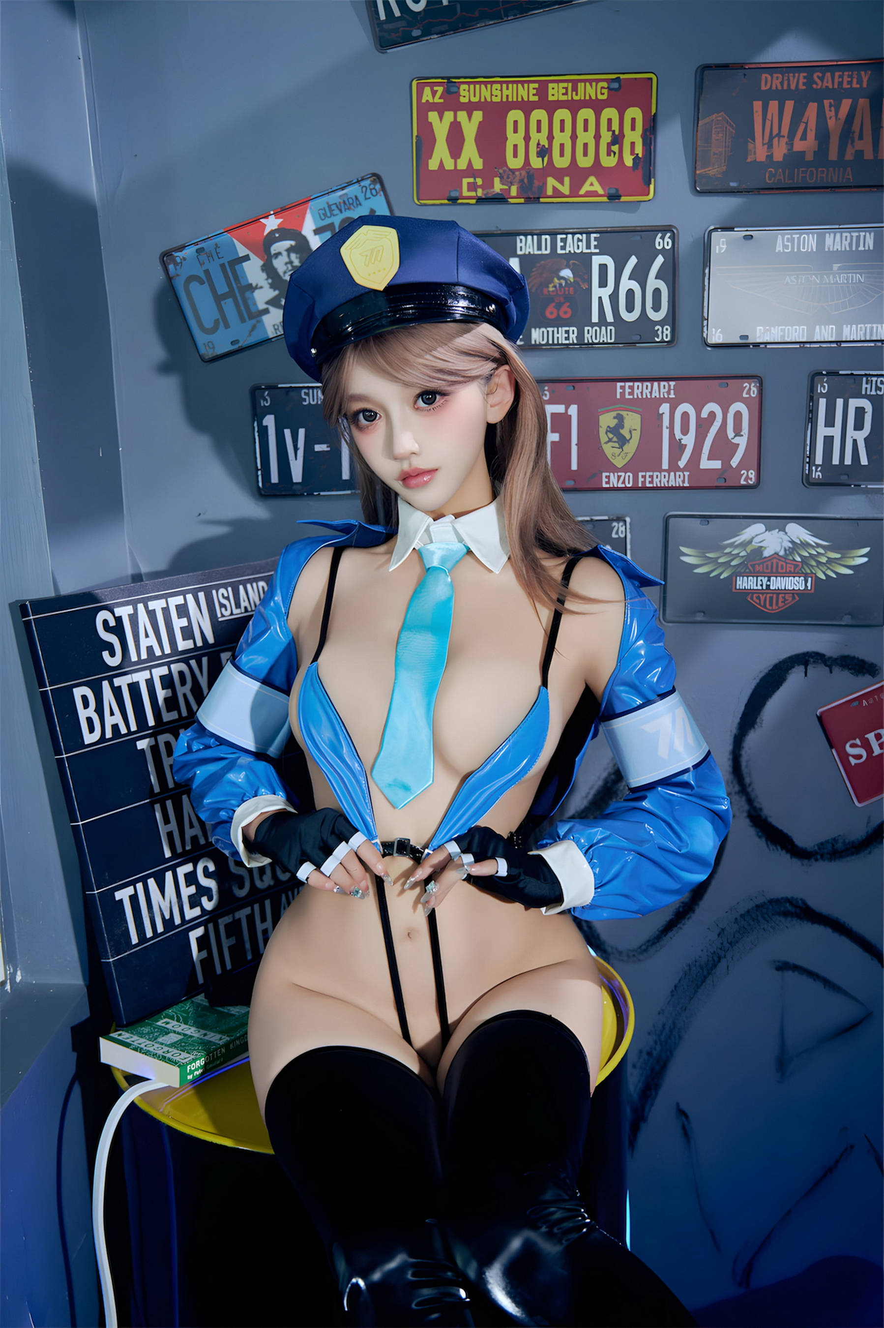 [COSPLAY]过期米线线喵 – 女警 第 28 张