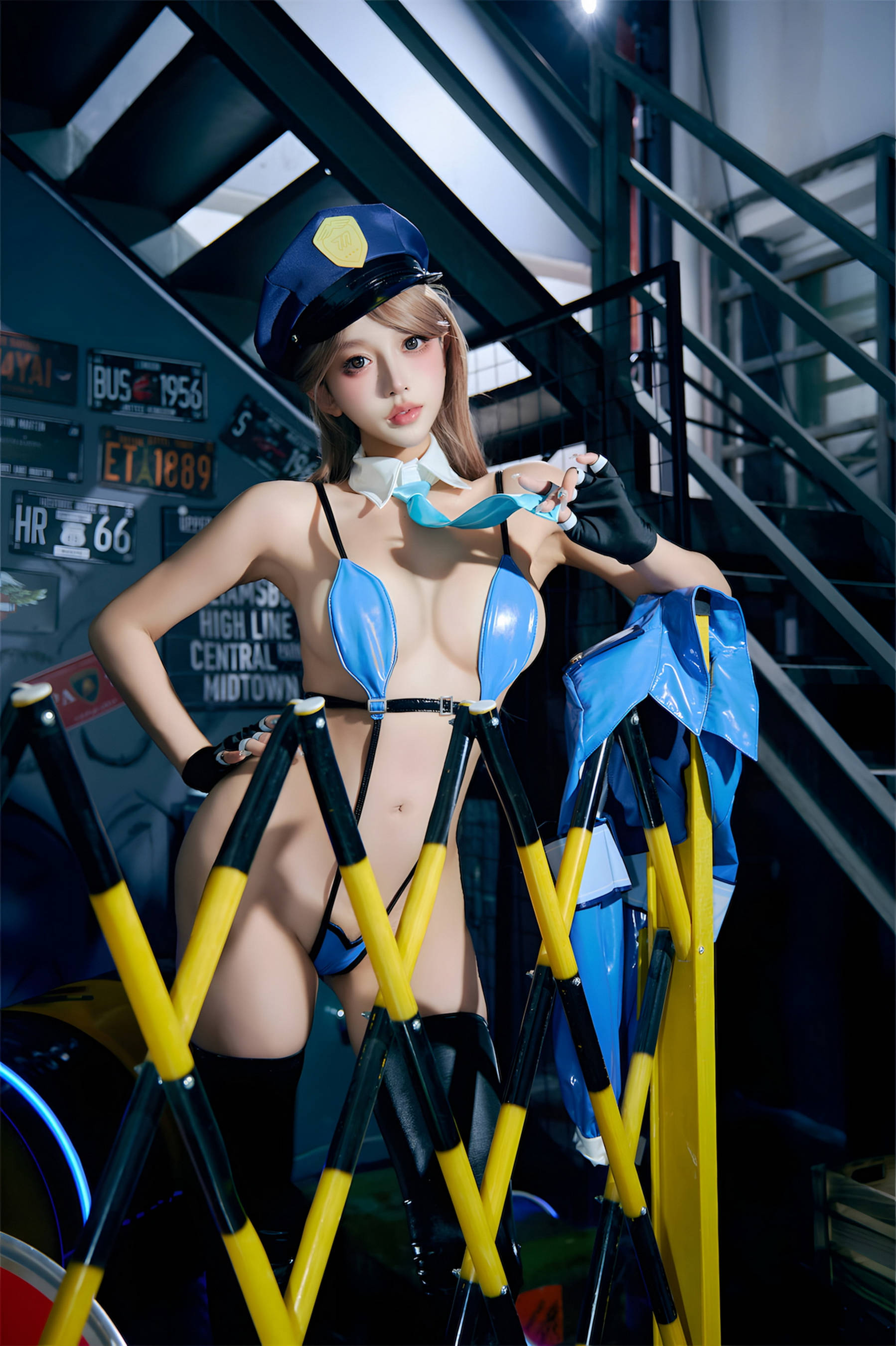 [COSPLAY]过期米线线喵 – 女警 第 7 张