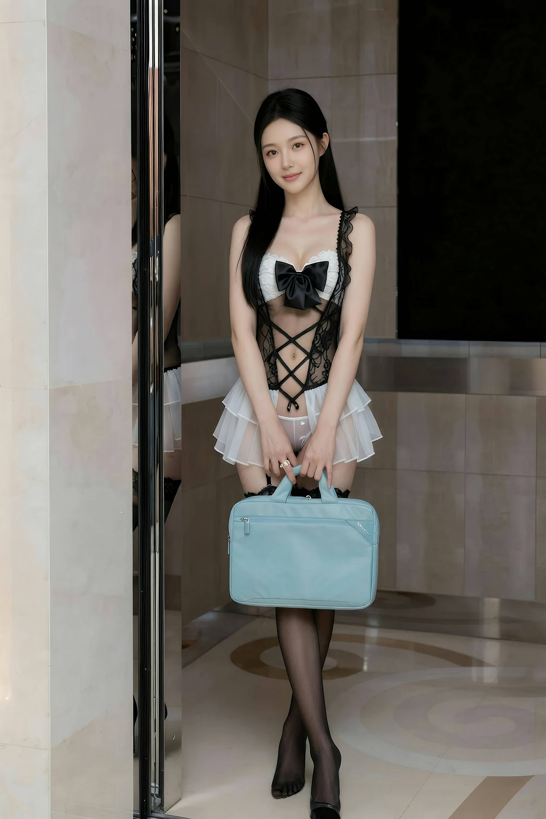 [AiGirl] 猫猫er 黑丝情趣 [74P] 第 27 张