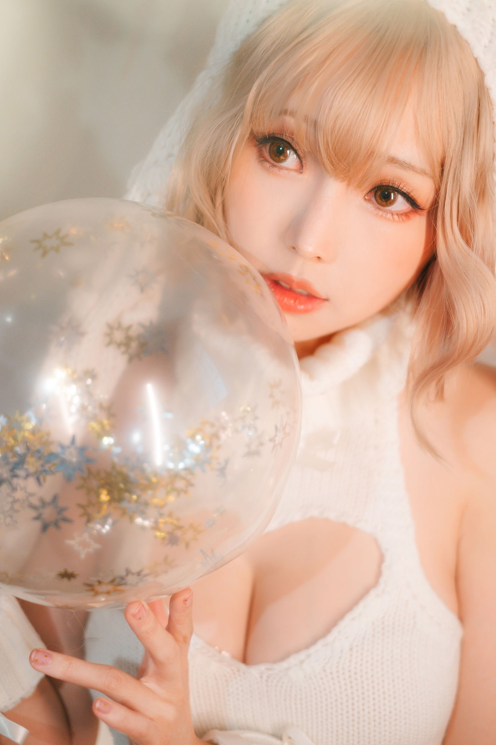 [COSPLAY] Ely_eee(ElyEE子) – 白色 KNITTING 第 22 张