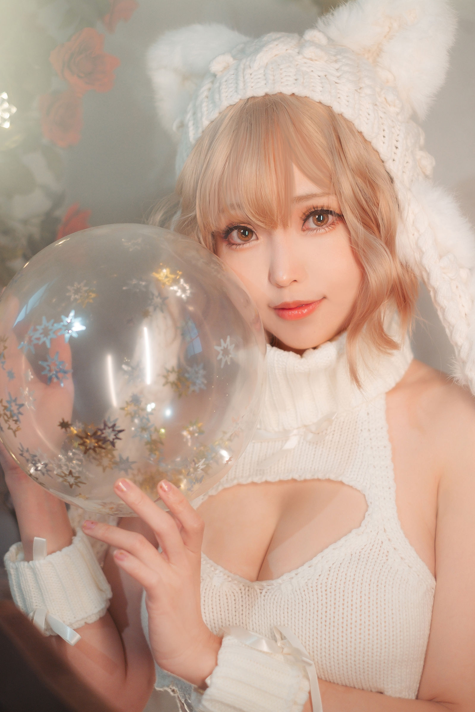 [COSPLAY] Ely_eee(ElyEE子) – 白色 KNITTING 第 23 张