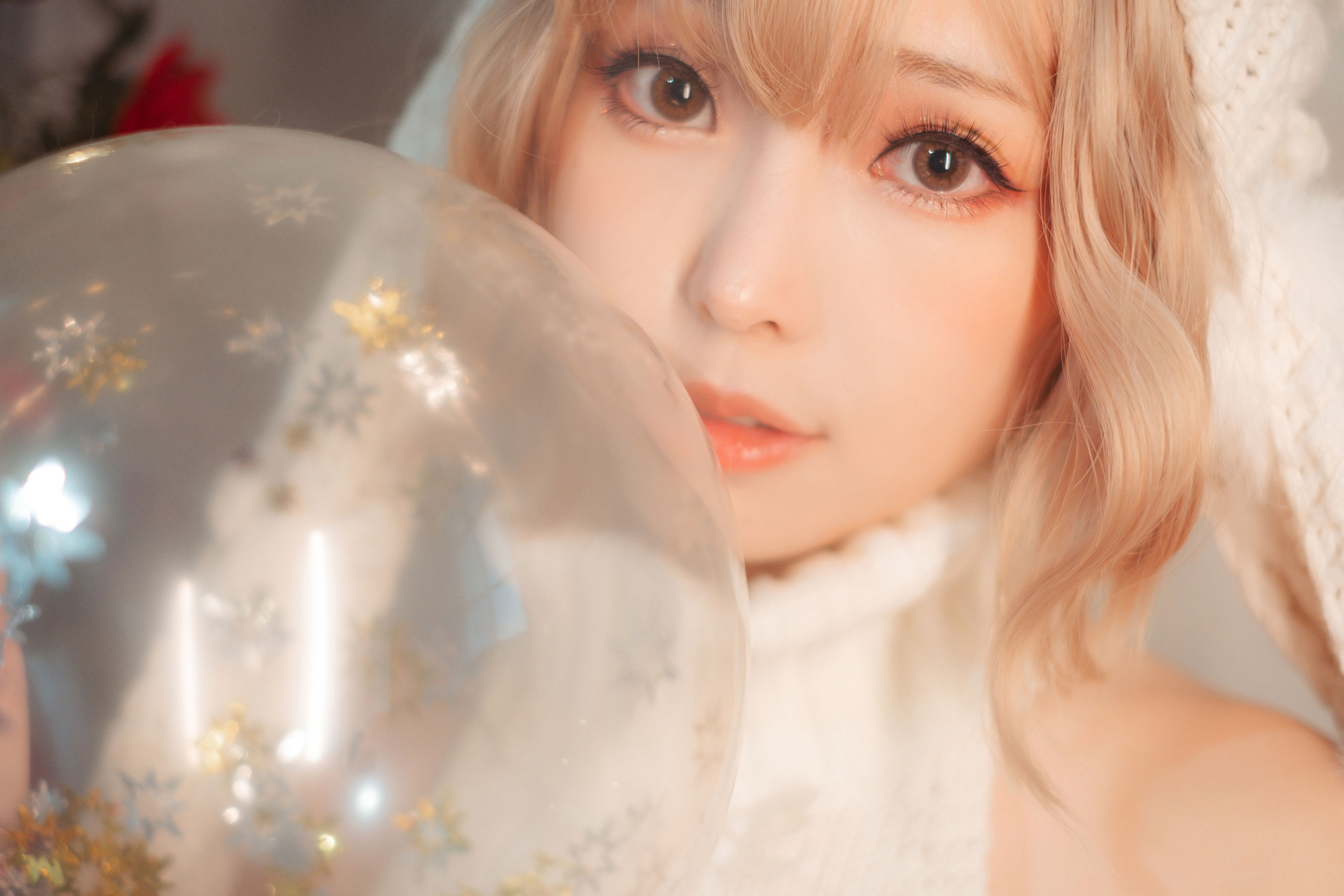 [COSPLAY] Ely_eee(ElyEE子) – 白色 KNITTING 第 25 张