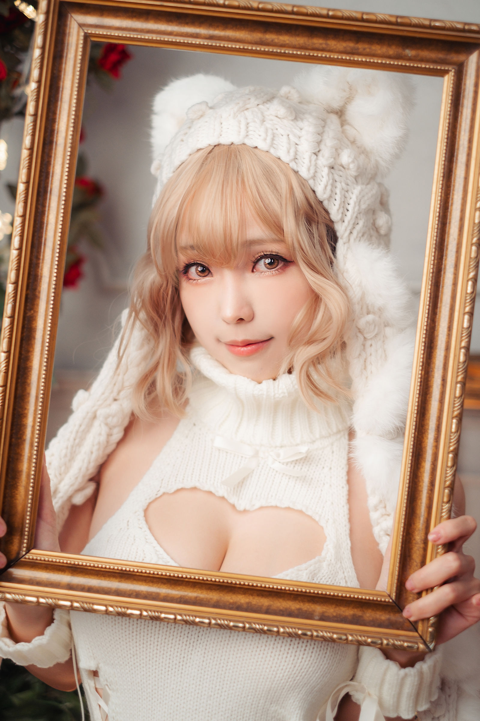 [COSPLAY] Ely_eee(ElyEE子) – 白色 KNITTING 第 39 张