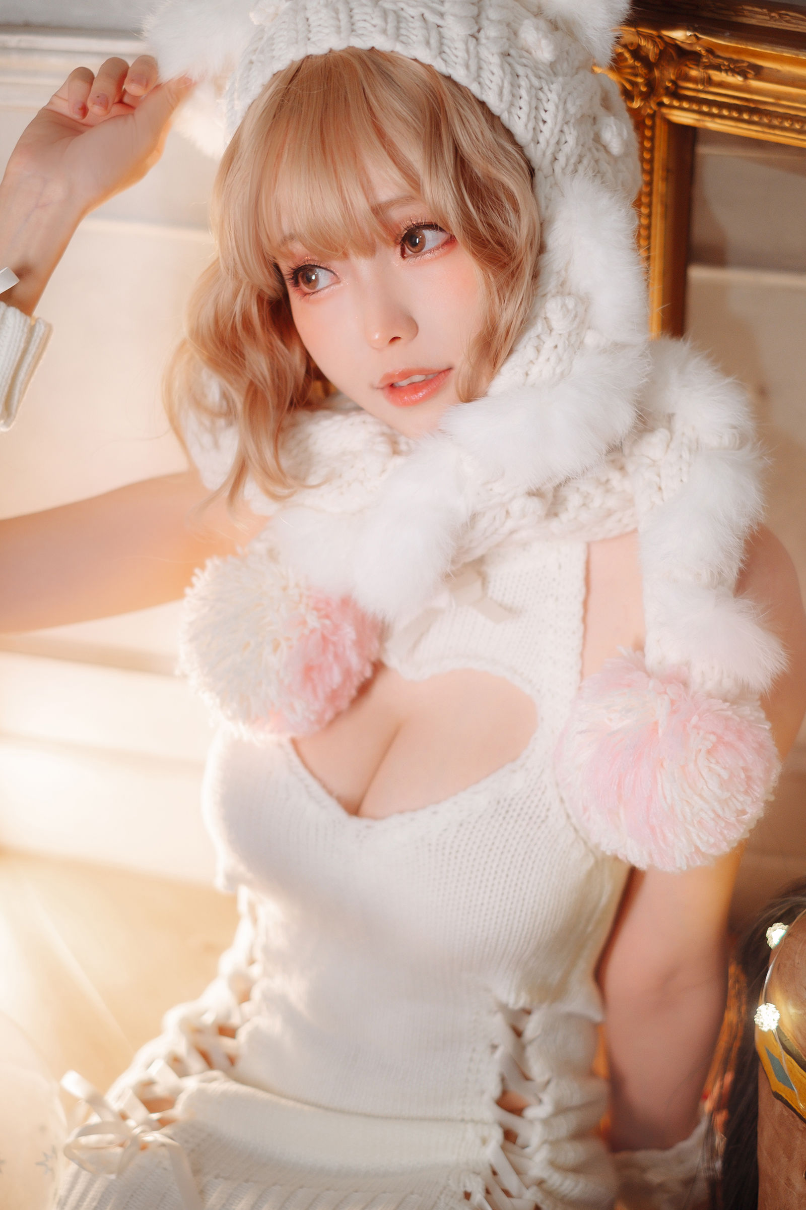 [COSPLAY] Ely_eee(ElyEE子) – 白色 KNITTING 第 40 张