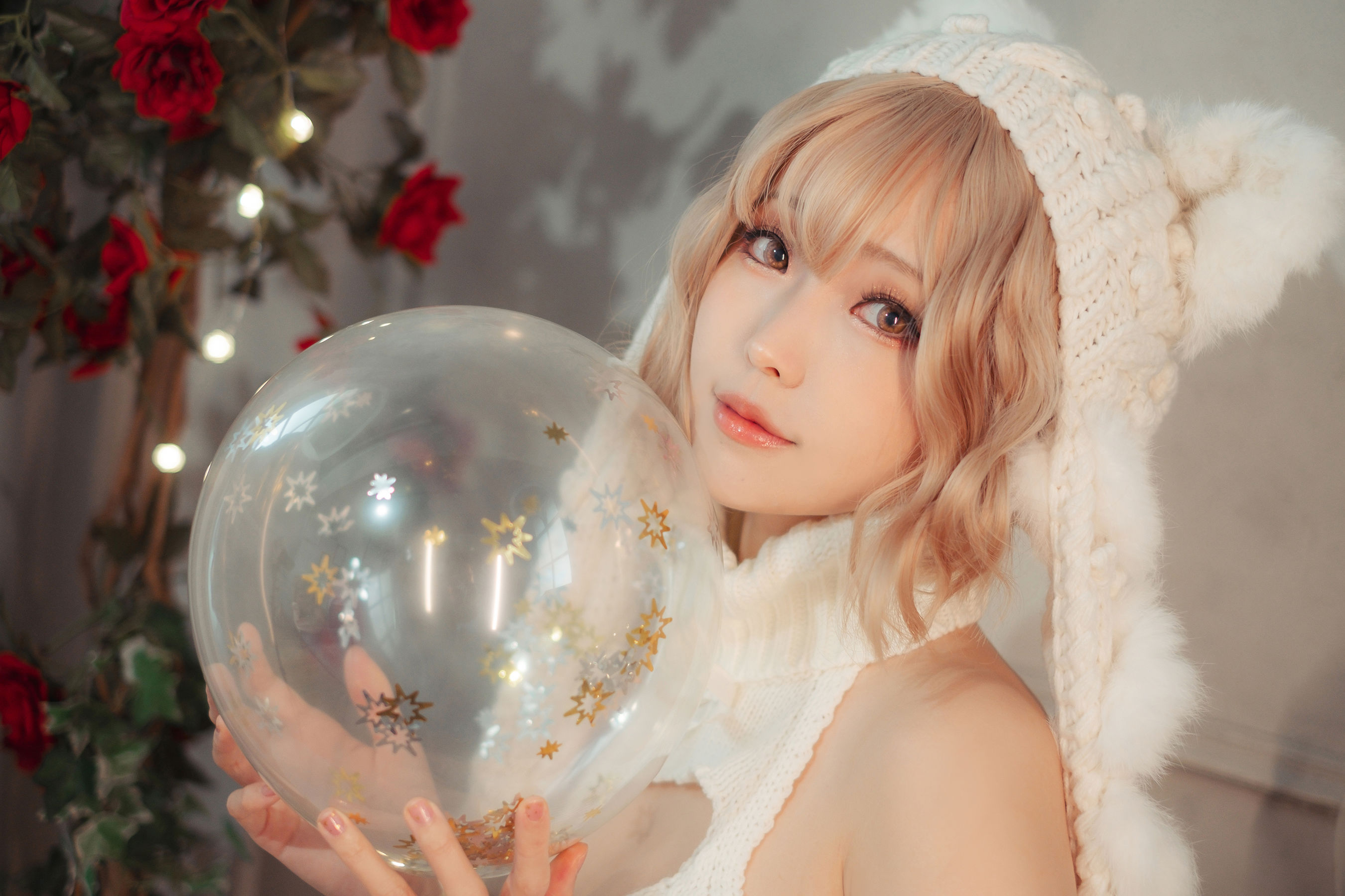 [COSPLAY] Ely_eee(ElyEE子) – 白色 KNITTING 第 48 张