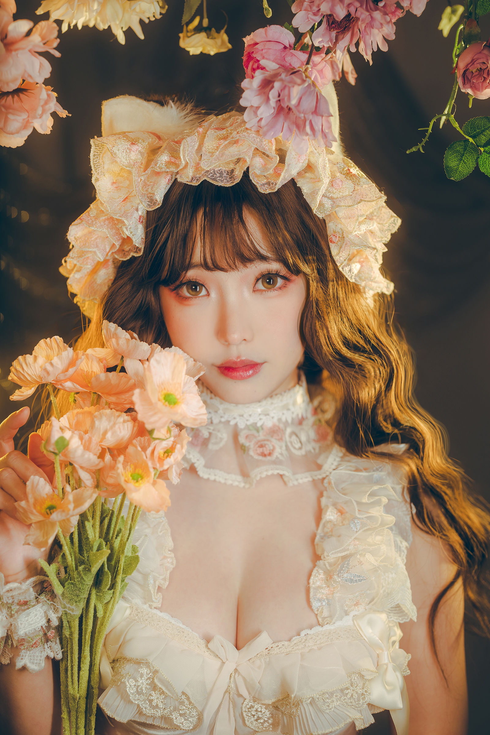 [COSPLAY] Ely_eee(ElyEE子) – Red panda~Lingerie 小熊貓古典蕾絲 封面