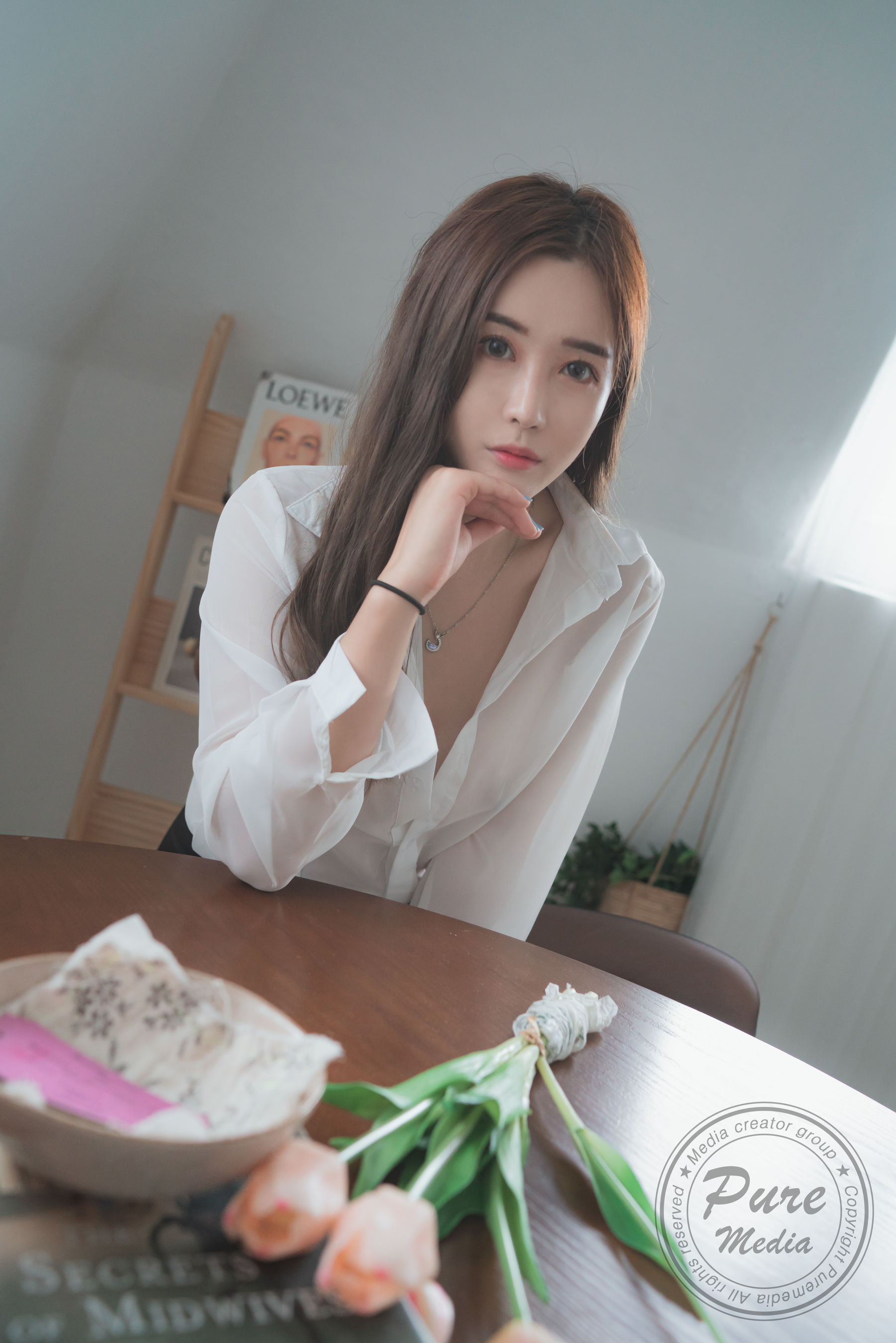 [PURE MEDIA] Dohee 透明衬衣 [47P] 封面