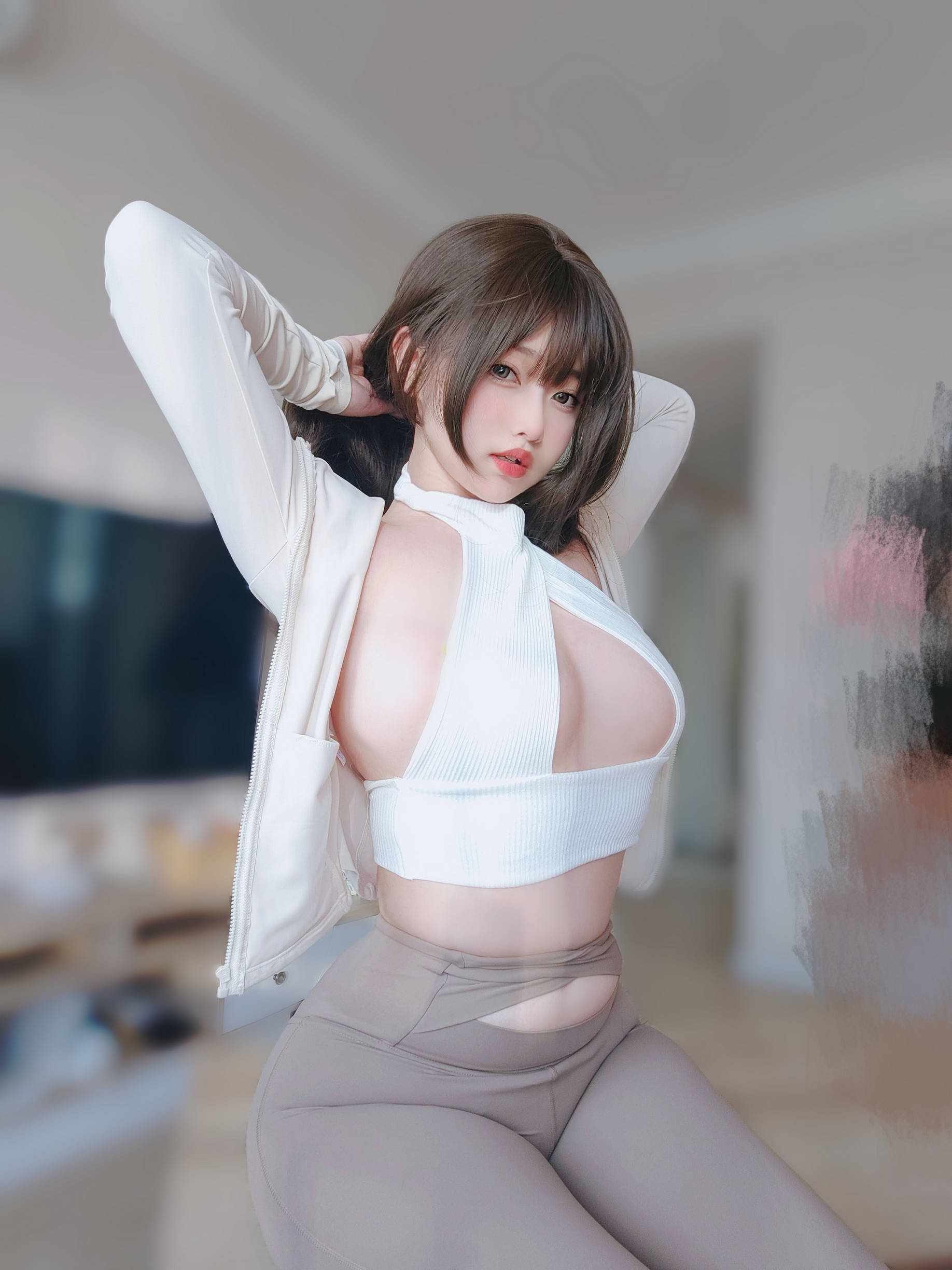 [COSPLAY]女主K – 瑜伽服 第 84 张