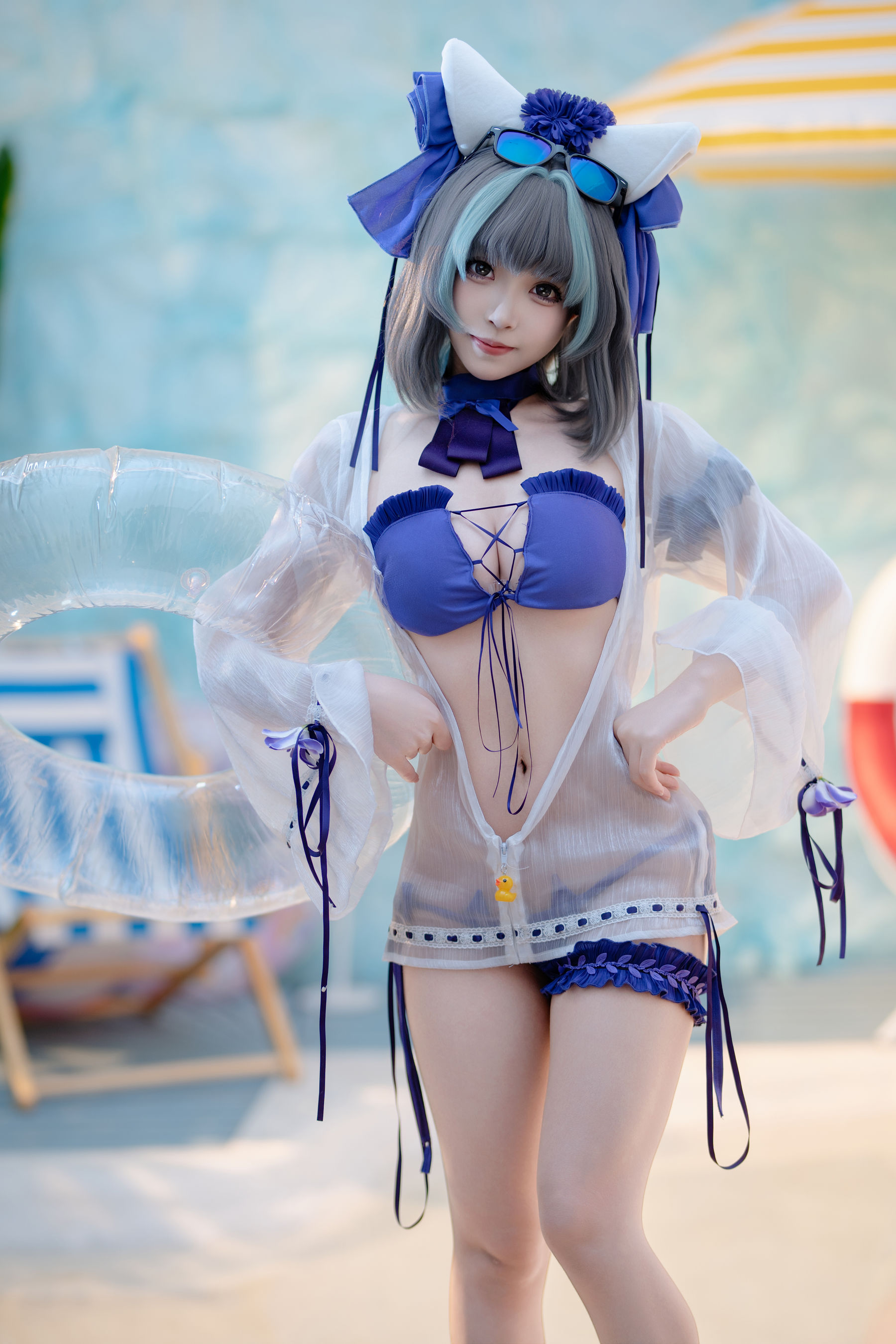 [COSPLAY] Bangni邦尼 泳装柴郡 第 2 张