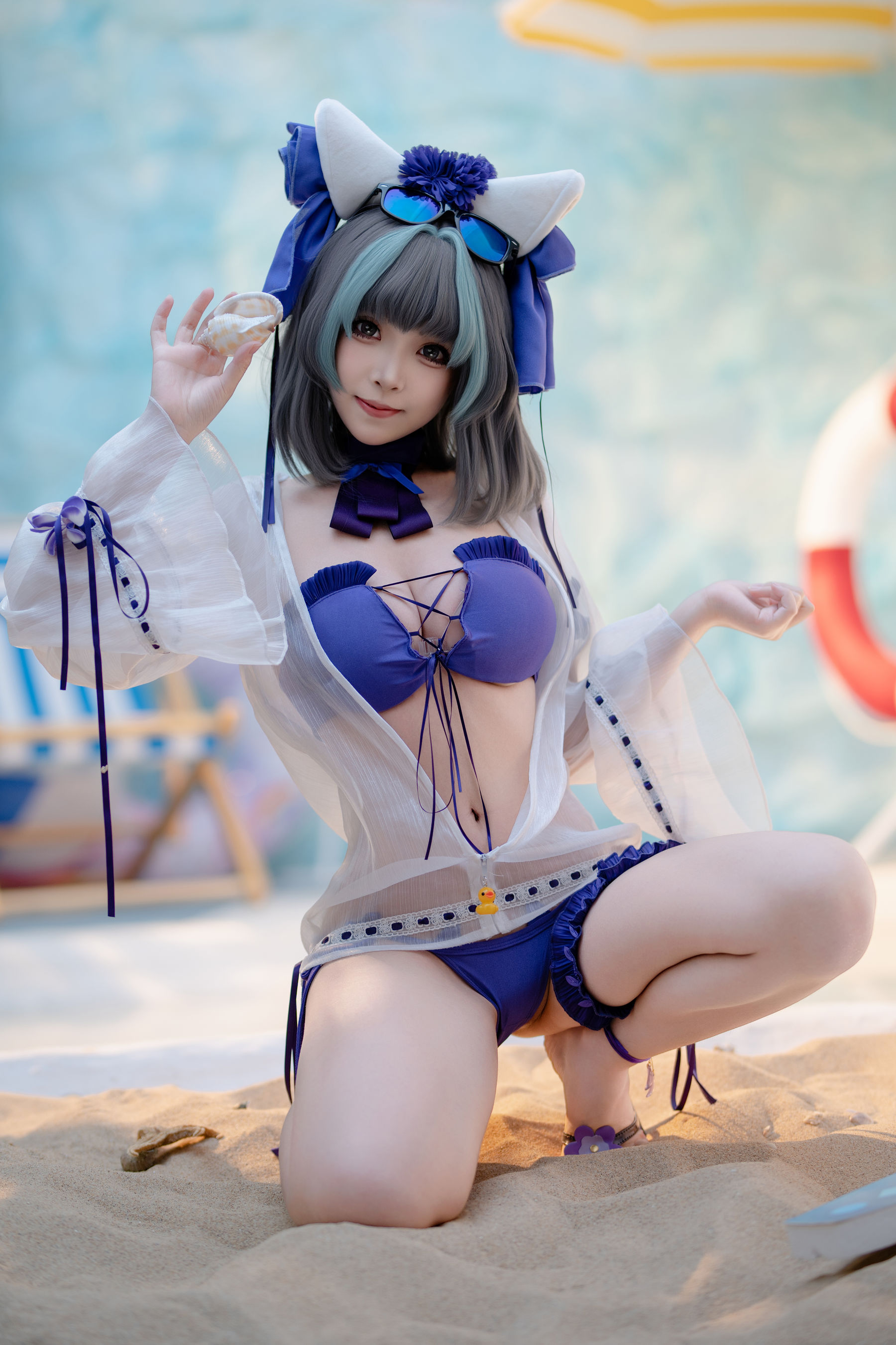 [COSPLAY] Bangni邦尼 泳装柴郡 第 3 张