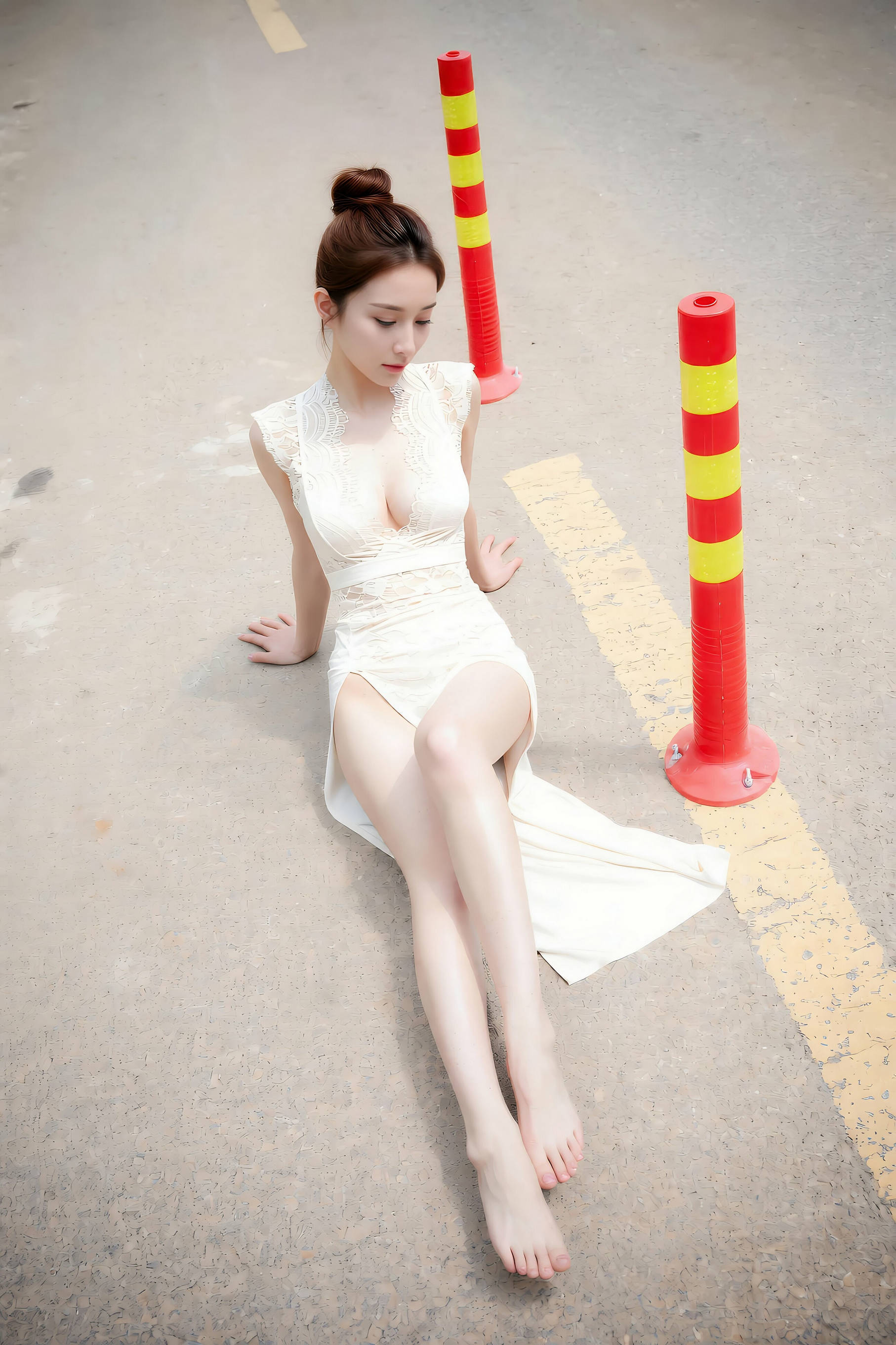 [AiGirl] 一柠lemon High slit skirt [87P] 第 68 张