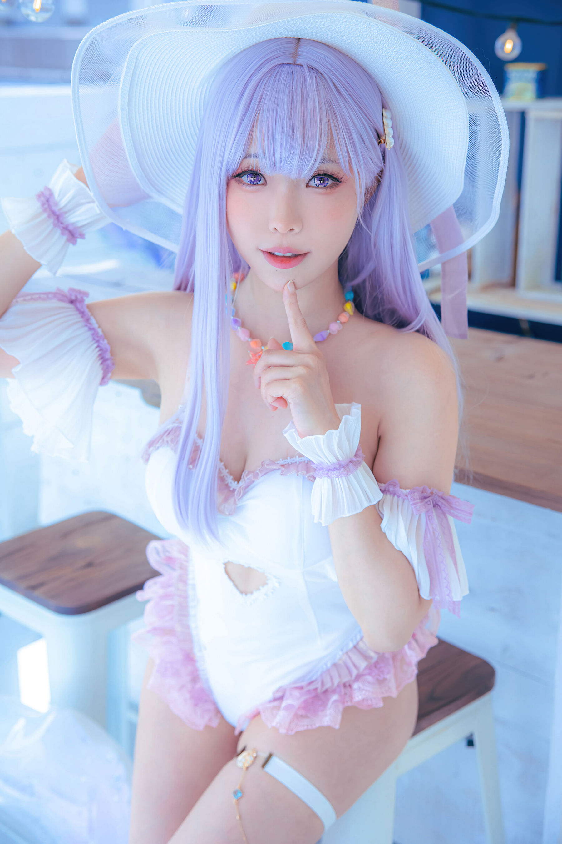 [COSPLAY] Ely_eee(ElyEE子) – Plymouth Swimsuit 封面