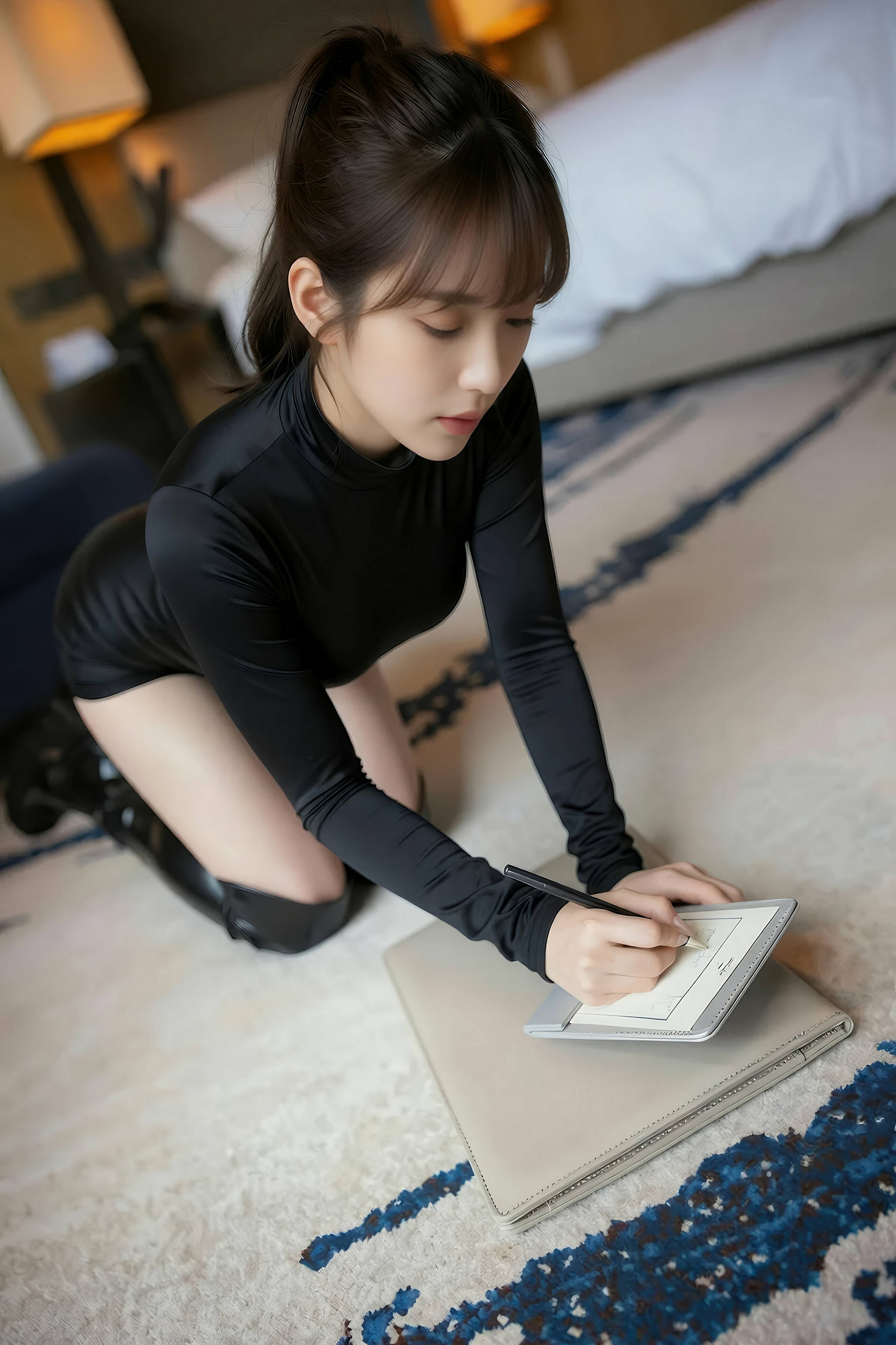 [AiGirl] 佳汐 黑衣长靴 [72P] 第 50 张