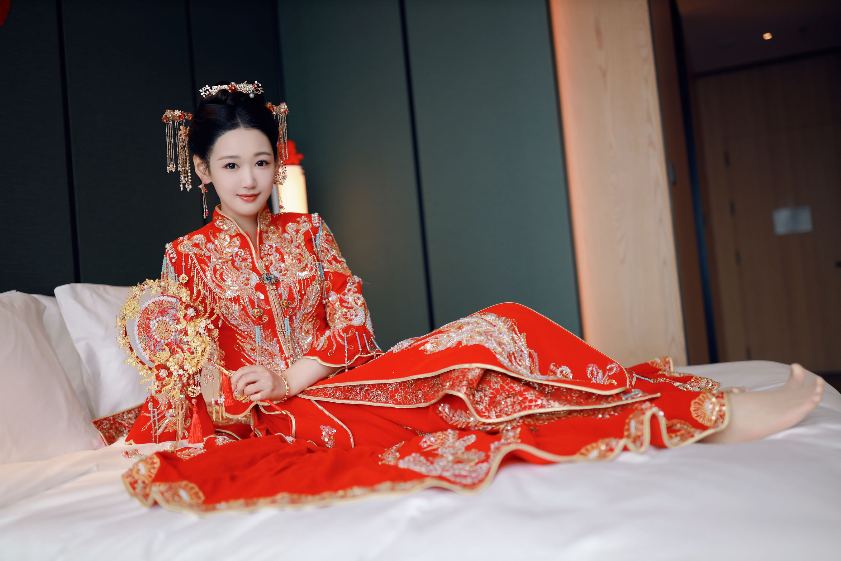 [秀人内购] 唐安琪 诱人私拍福利 新娘写真 第 79 张