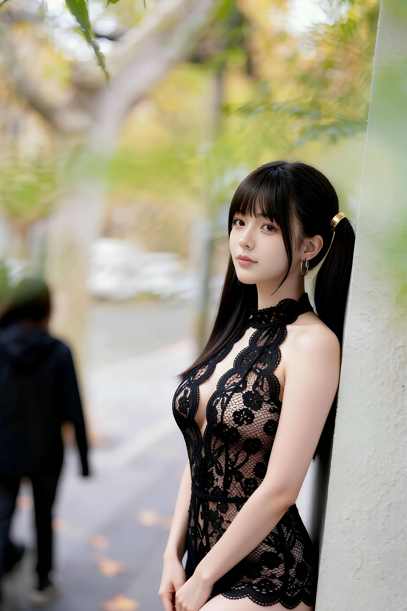 [AiGirl] 柚柚sasa 性感黑色透视 [70P] 第 39 张