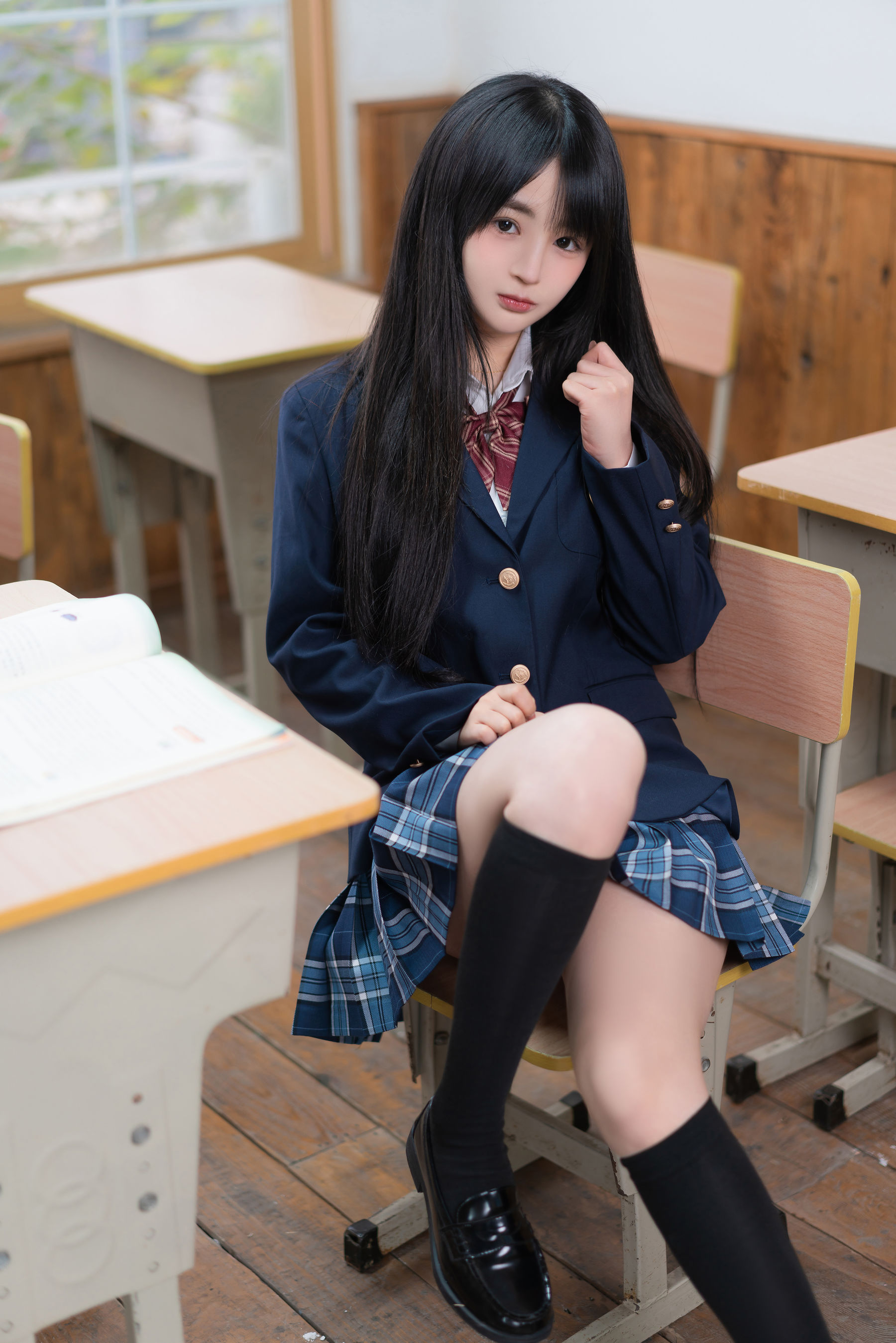 [COSPLAY] 桜井宁宁 – 放课后JK 封面