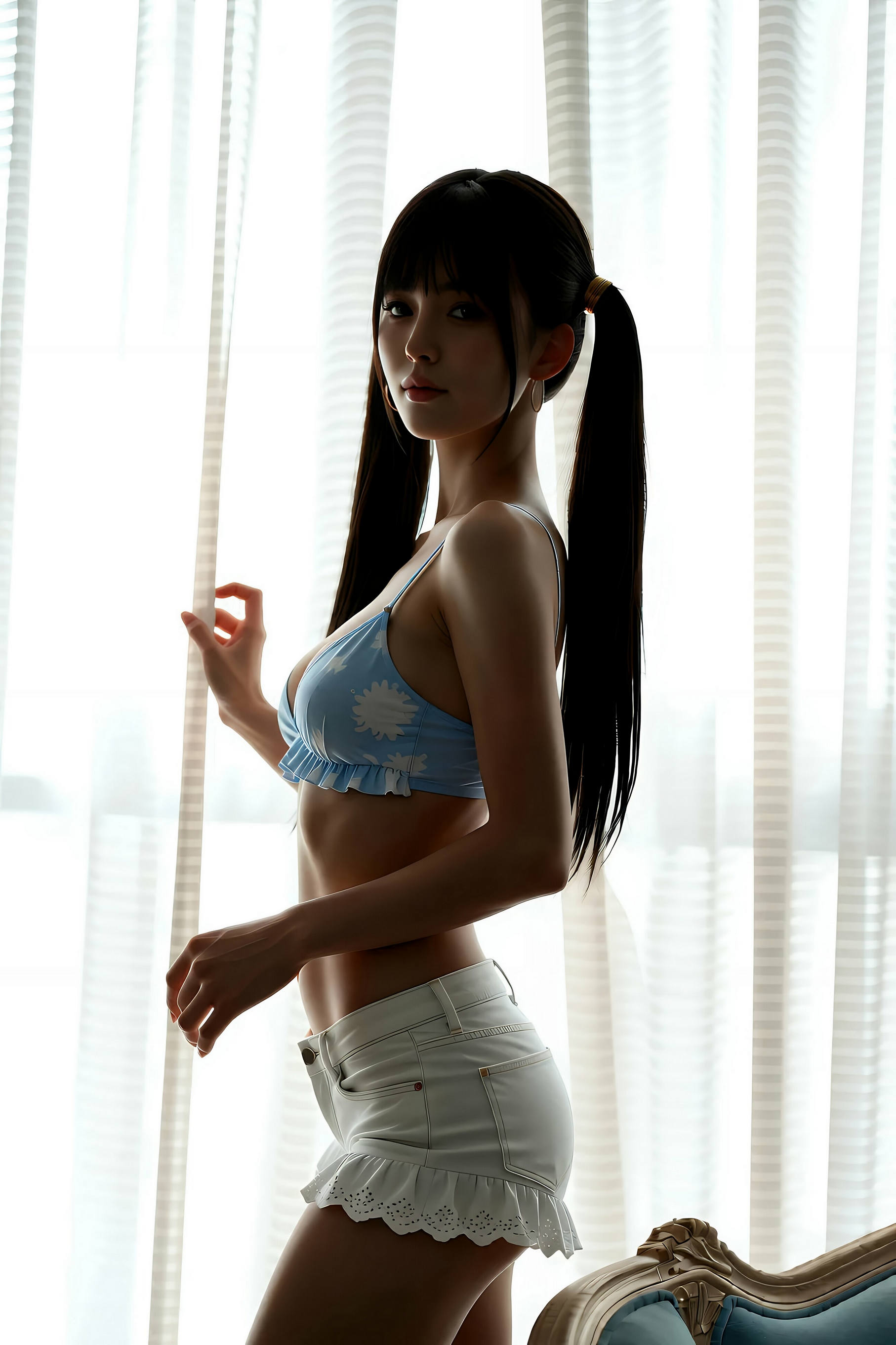 [AiGirl] 柚柚sasa 短裤 [71P] 第 34 张