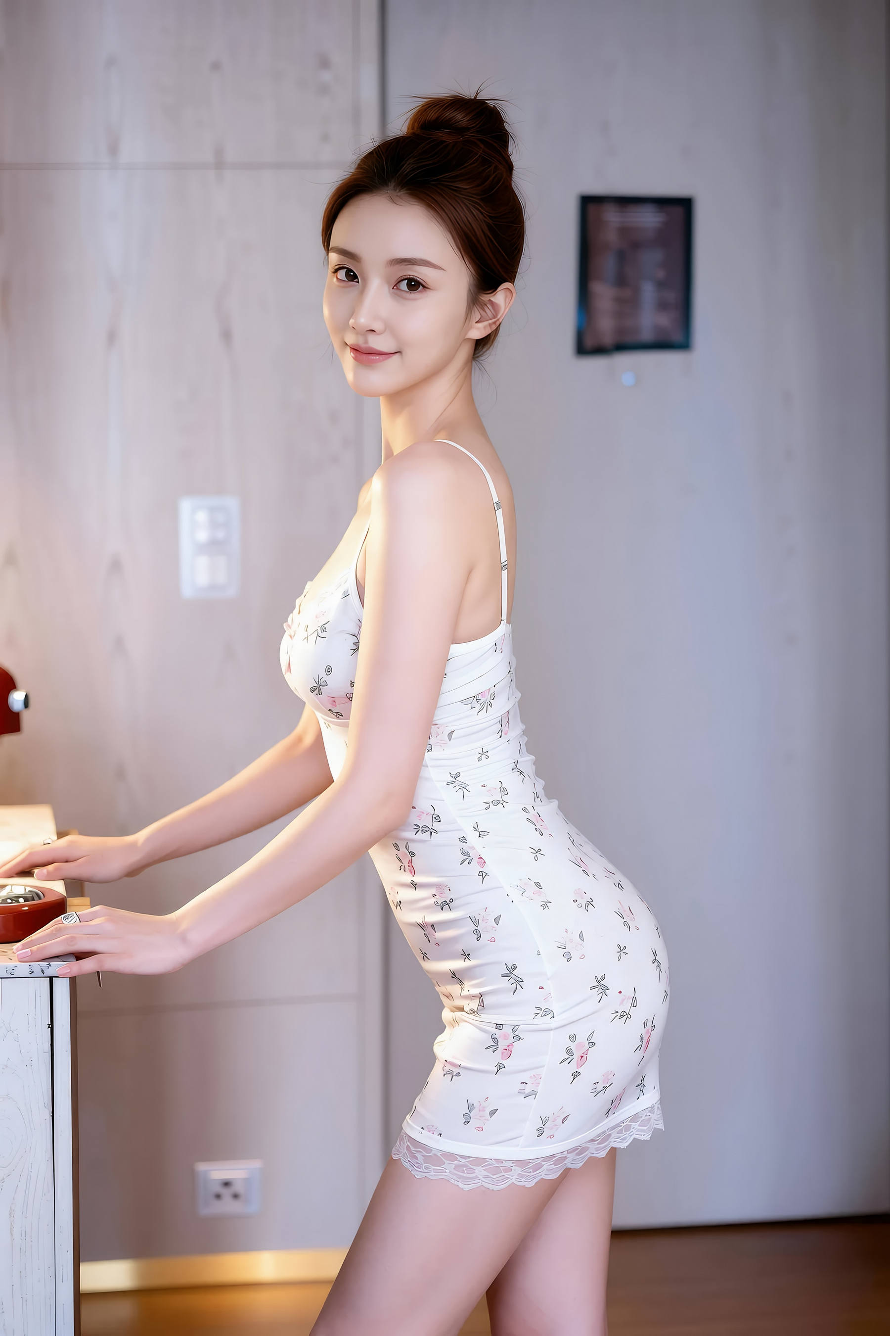 [AiGirl] 一柠lemo 碎花吊带 [86P] 第 33 张
