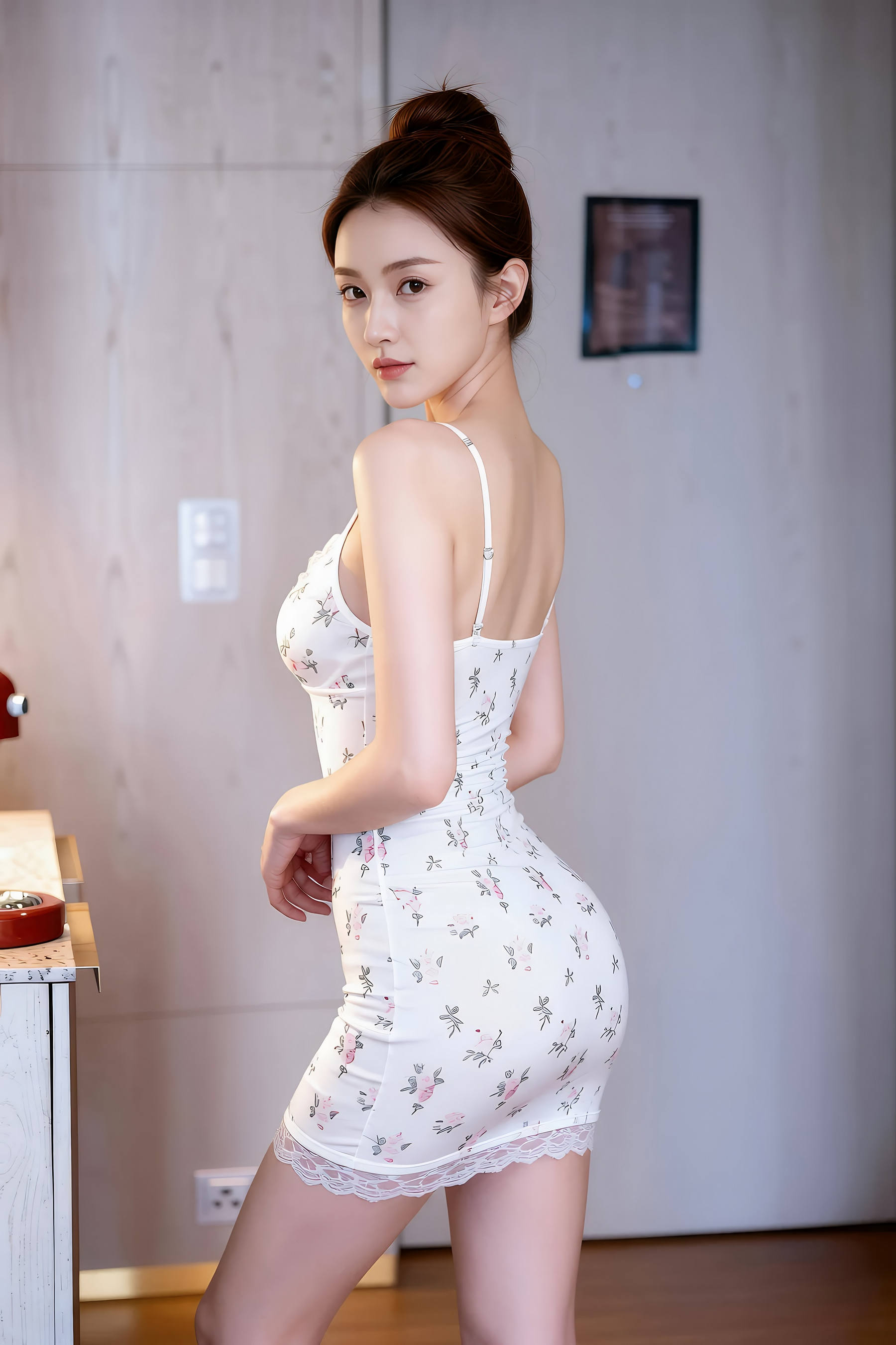 [AiGirl] 一柠lemo 碎花吊带 [86P] 第 52 张