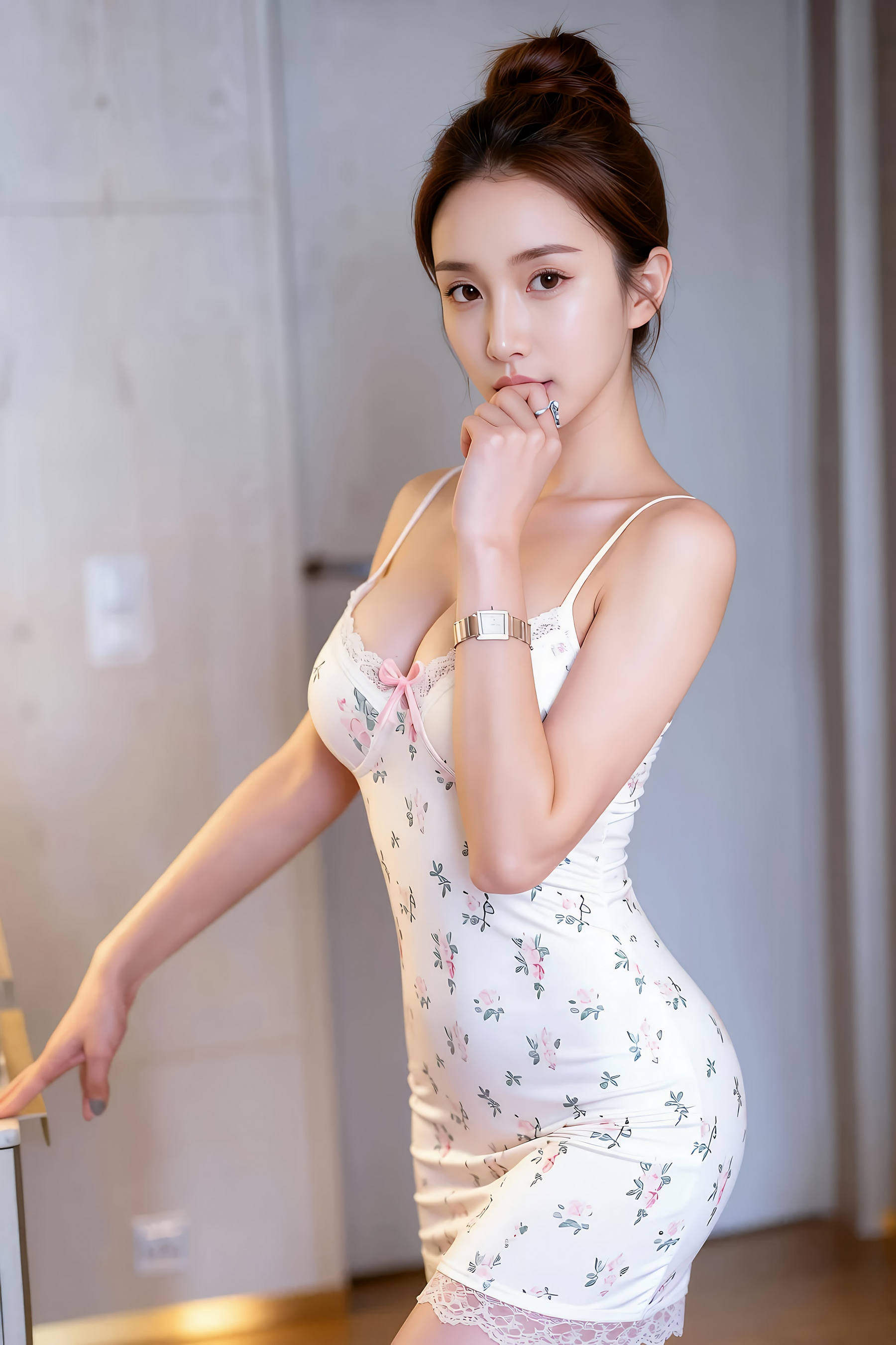 [AiGirl] 一柠lemo 碎花吊带 [86P] 第 60 张