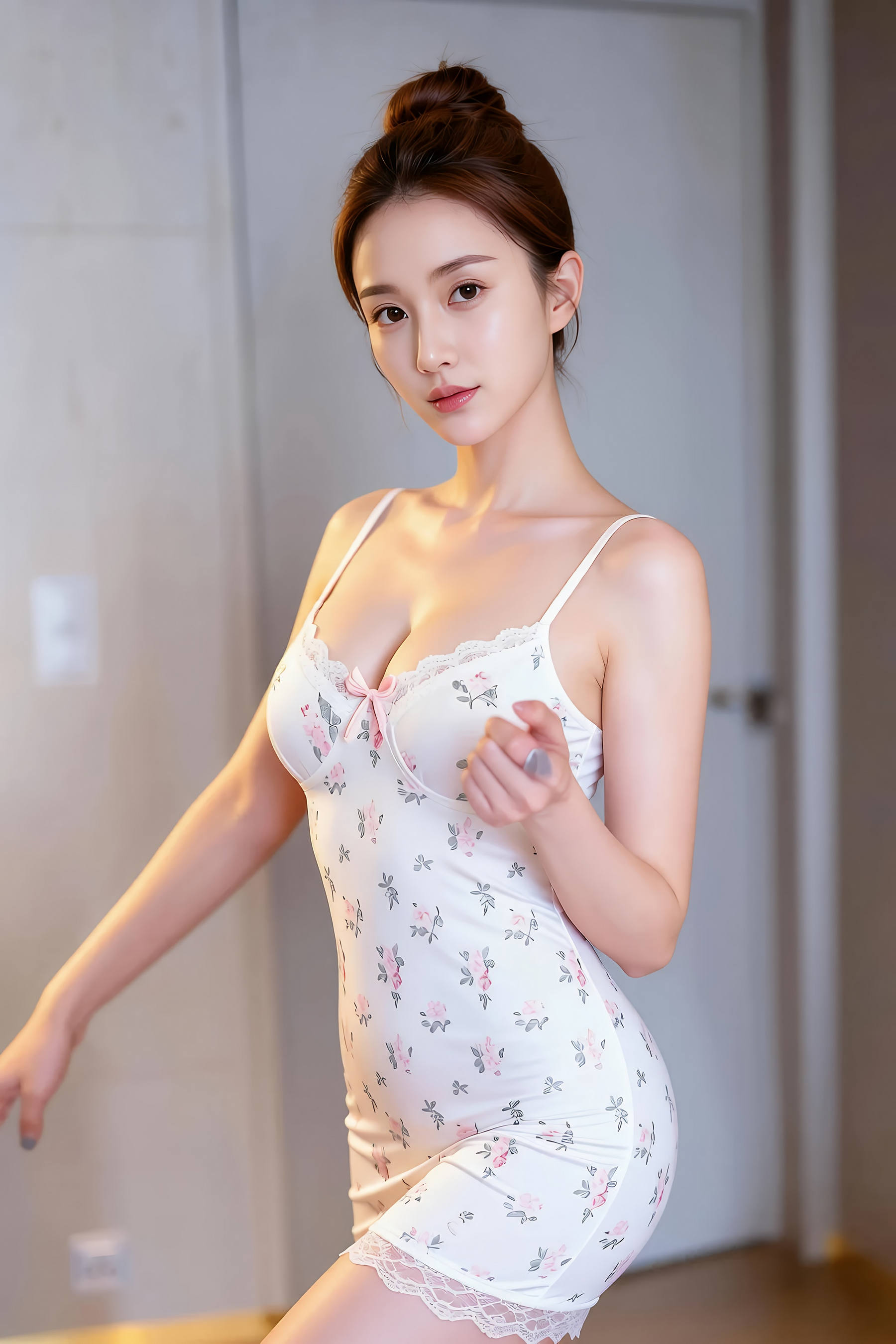 [AiGirl] 一柠lemo 碎花吊带 [86P] 第 84 张