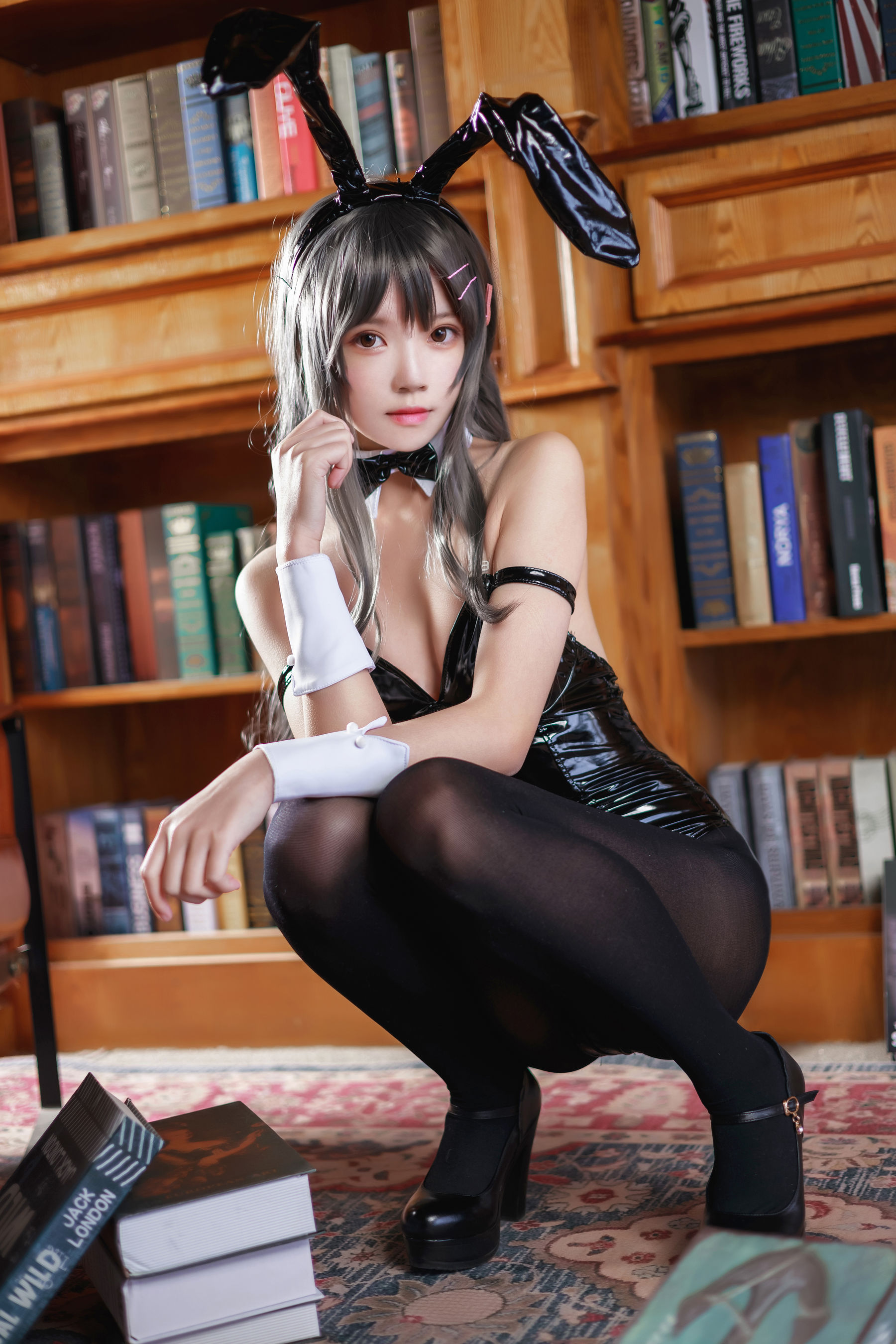 [COSPLAY] 桜桃喵 – 樱岛麻衣兔女郎 封面