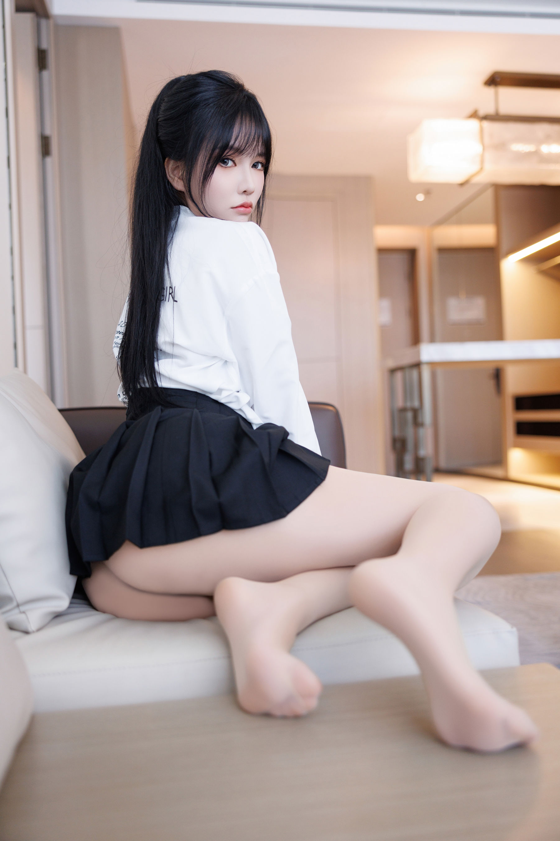 [秀人内购] 娜比 诱人私拍福利 学生装 第 109 张