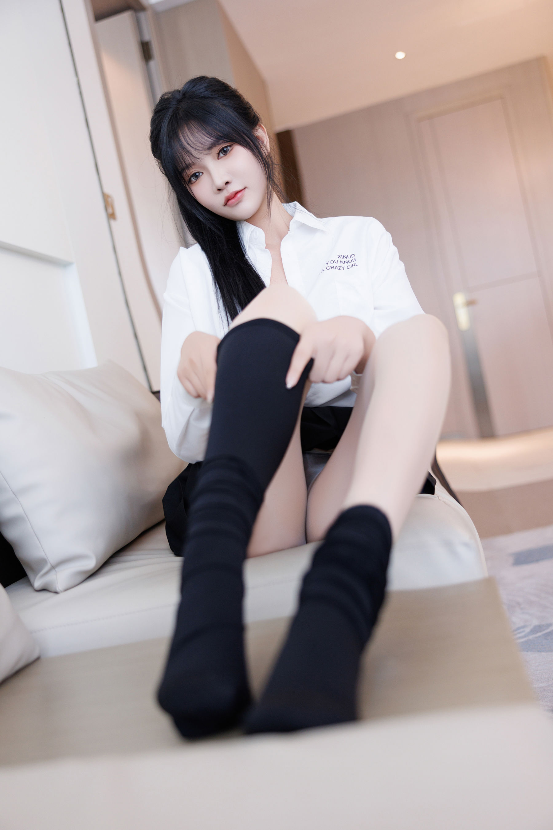 [秀人内购] 娜比 诱人私拍福利 学生装 第 112 张