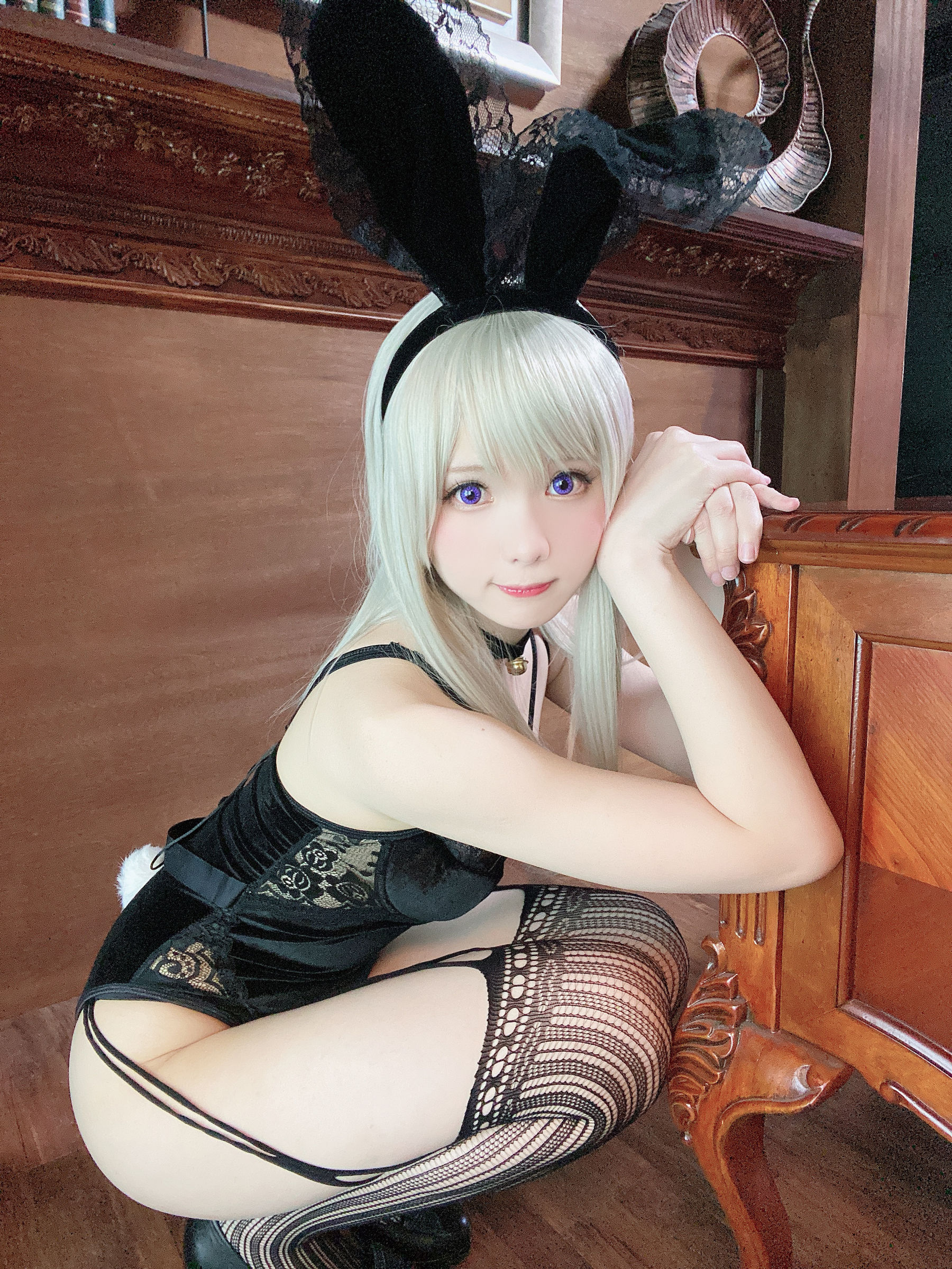 [COSPLAY] 霜月shimo – 黑兔 第 7 张