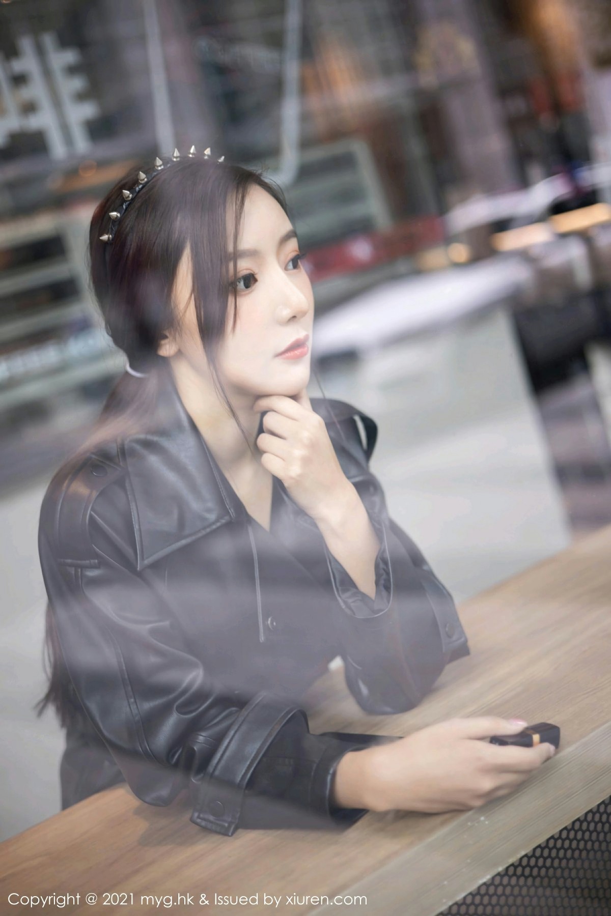 [MyGirl美媛馆] 2021.02.26 VOL.493 王馨瑶yanni 飒爽皮衣与魅惑蕾丝黑丝 [66+1P] 第 52 张