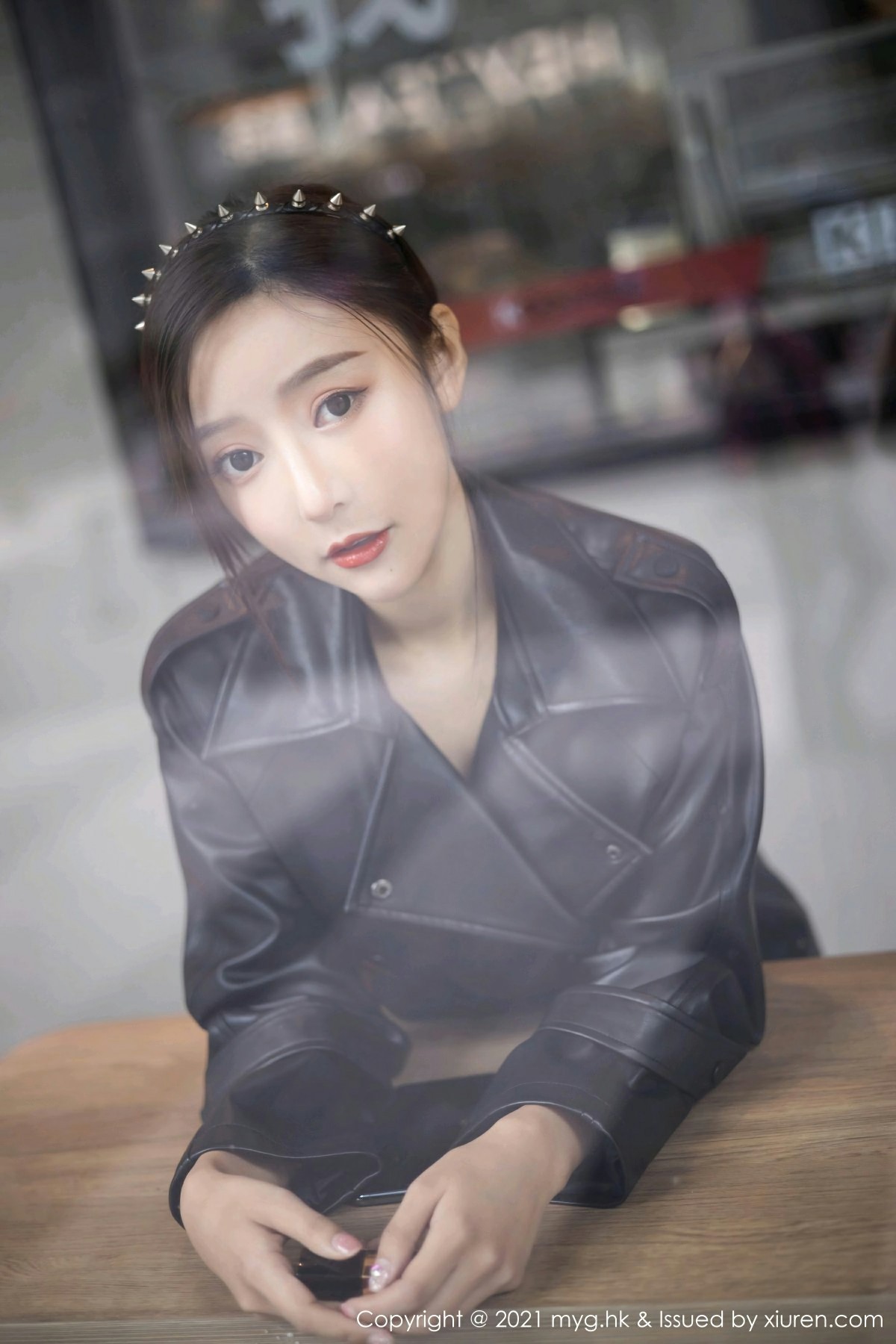 [MyGirl美媛馆] 2021.02.26 VOL.493 王馨瑶yanni 飒爽皮衣与魅惑蕾丝黑丝 [66+1P] 第 53 张
