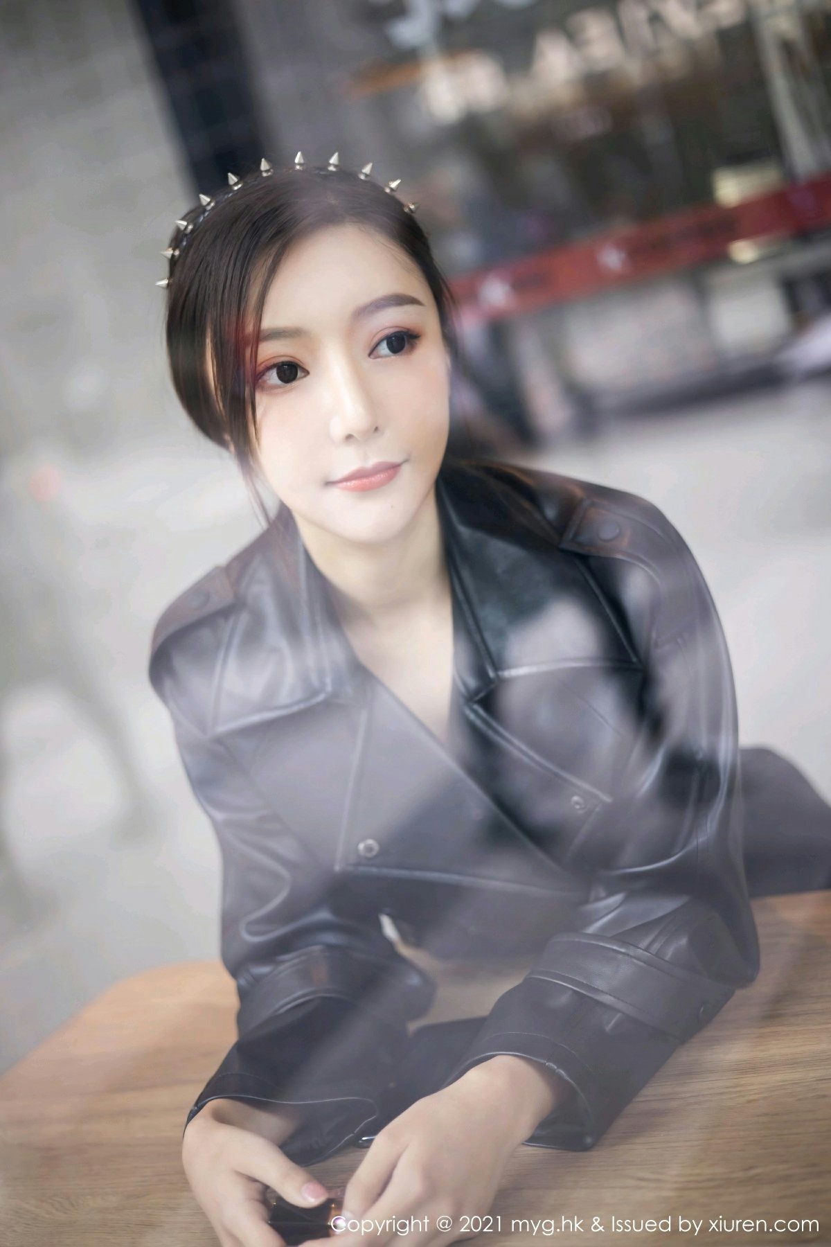 [MyGirl美媛馆] 2021.02.26 VOL.493 王馨瑶yanni 飒爽皮衣与魅惑蕾丝黑丝 [66+1P] 第 54 张