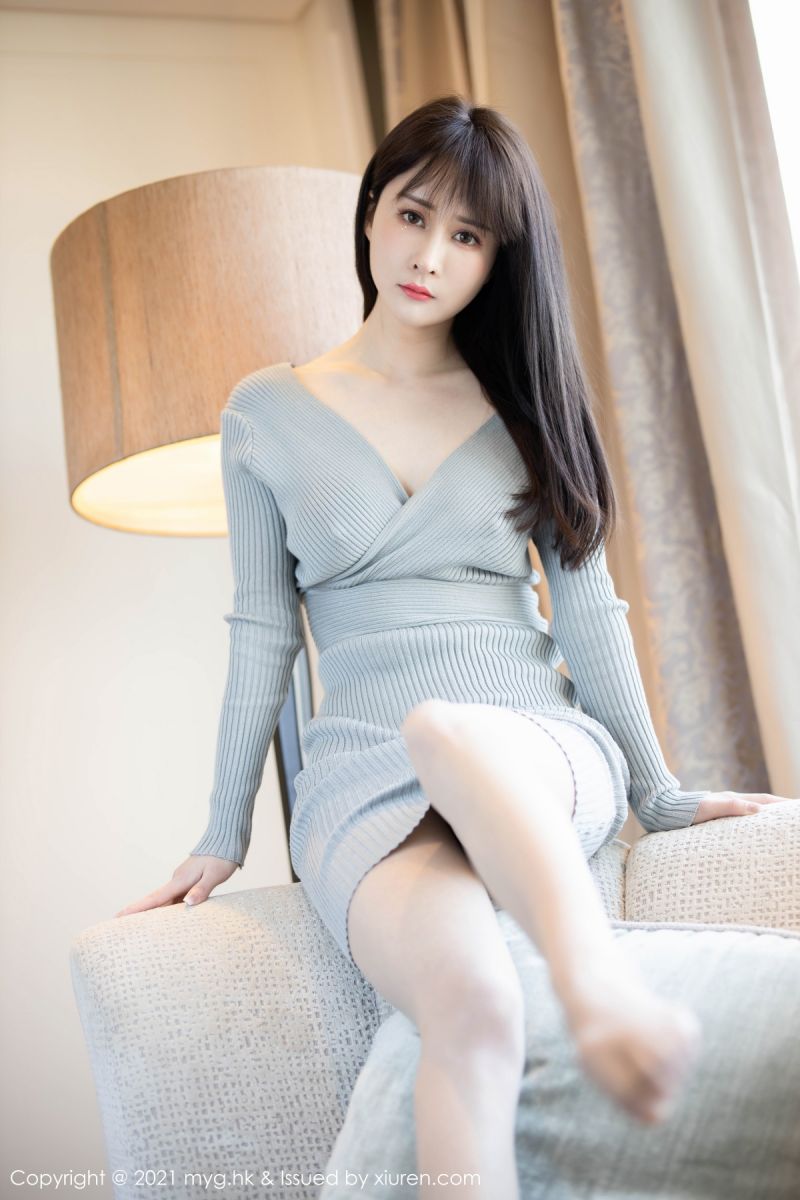 [MyGirl美媛馆] 2021.04.07 VOL.507 蔡文钰Abby 猩红镂空内衣与朦胧丝袜 [71+1P] 第 47 张