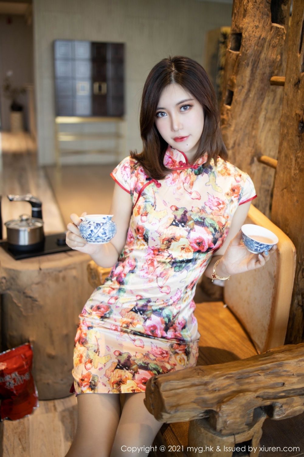 [MyGirl] 2021.04.08 VOL.508 绮里嘉Carina 浪漫旗袍 性感写真 [40+1P] 第 34 张