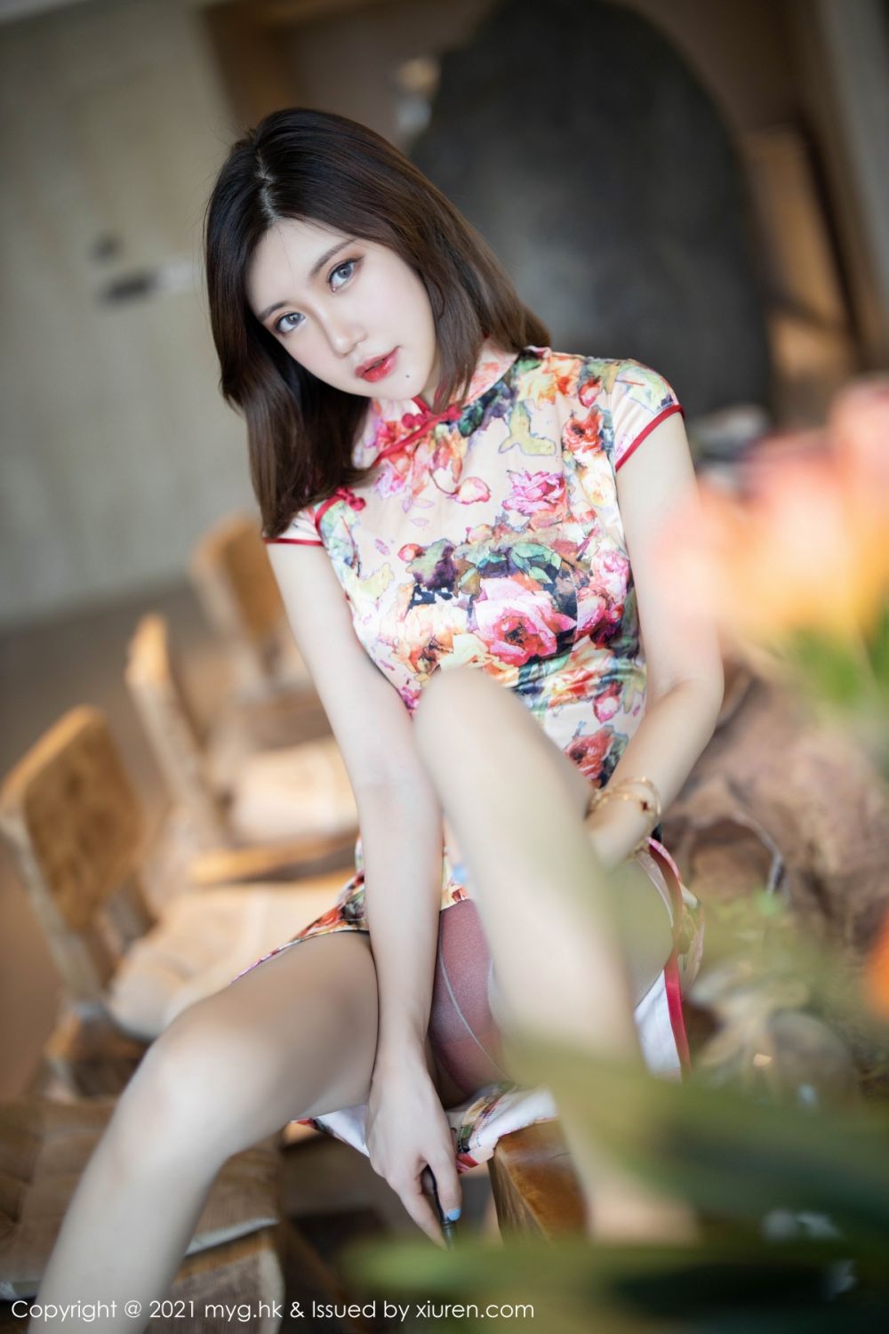 [MyGirl] 2021.04.08 VOL.508 绮里嘉Carina 浪漫旗袍 性感写真 [40+1P] 第 41 张