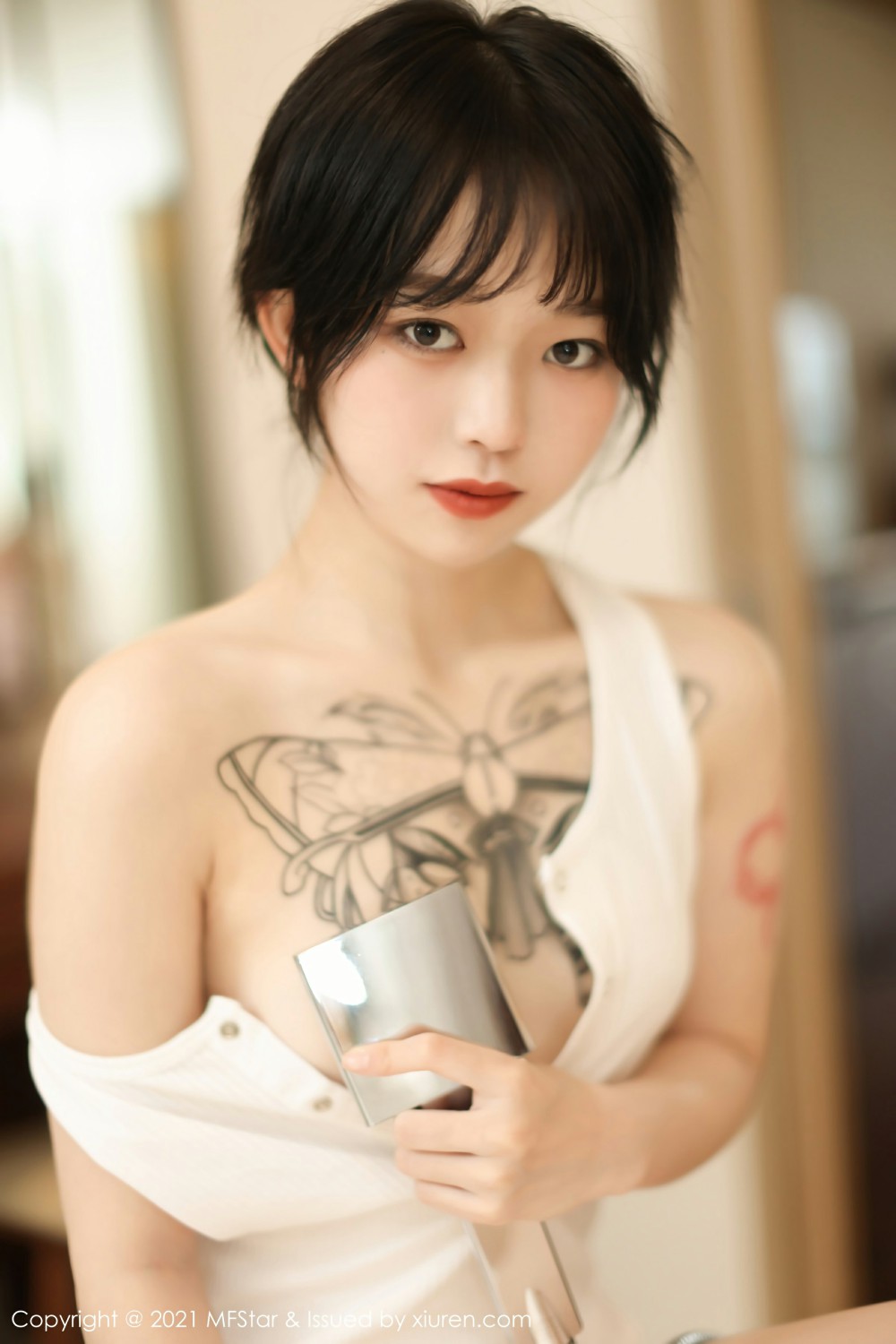 [MFStar模范学院] 2021.05.17 VOL.496 奶瓶子 淋漓湿身的浴室浴缸妩媚 [48+1P] 第 20 张