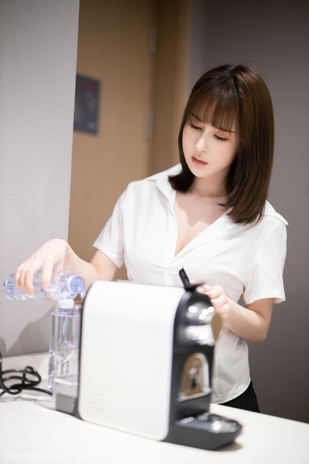 [MyGirl美媛馆] 2021.05.24 VOL.526 蔡文钰Abby 猩红内衣与魅惑黑丝系列 [62+1P] 第 57 张