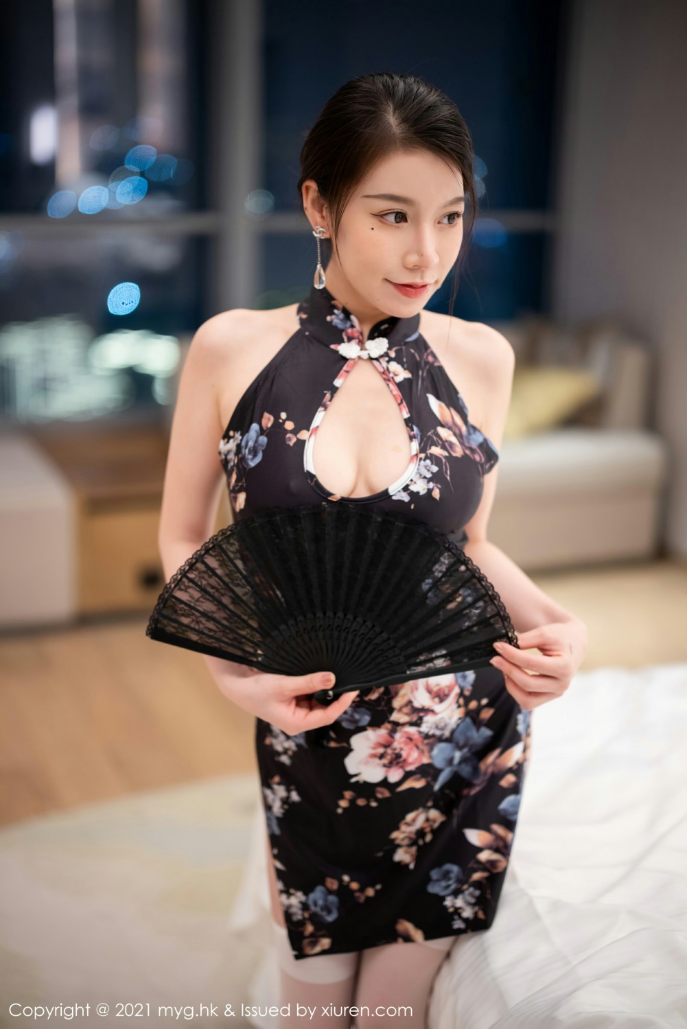 [MyGirl美媛馆] 2021.08.24 VOL.580 vetiver嘉宝贝儿 古典旗袍与现代丝袜 [62+1P] 第 48 张