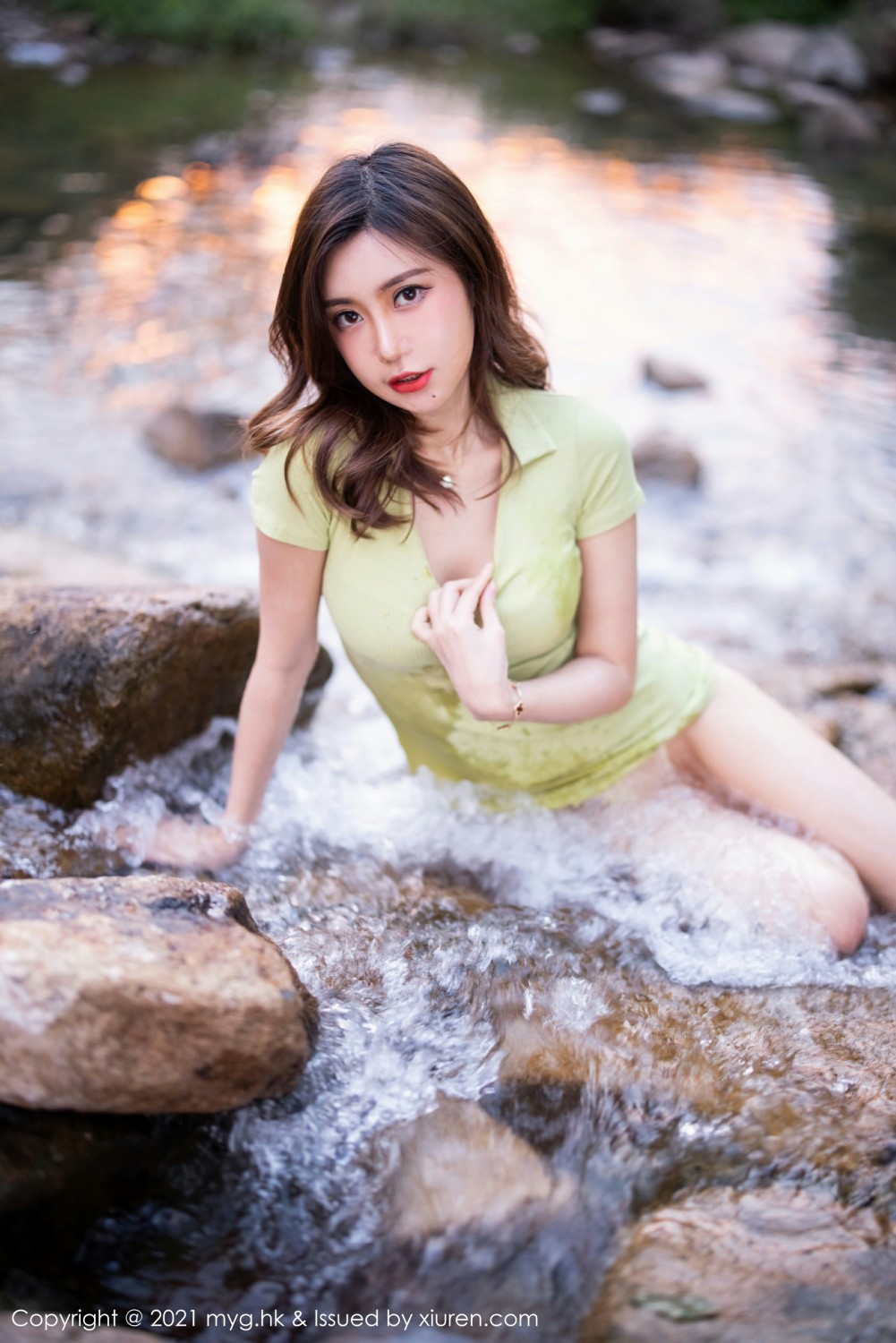 [MyGirl美媛馆] 2021.09.27 VOL.597 绮里嘉ula 山涧溪水中 性感写真 [50+1P] 第 12 张
