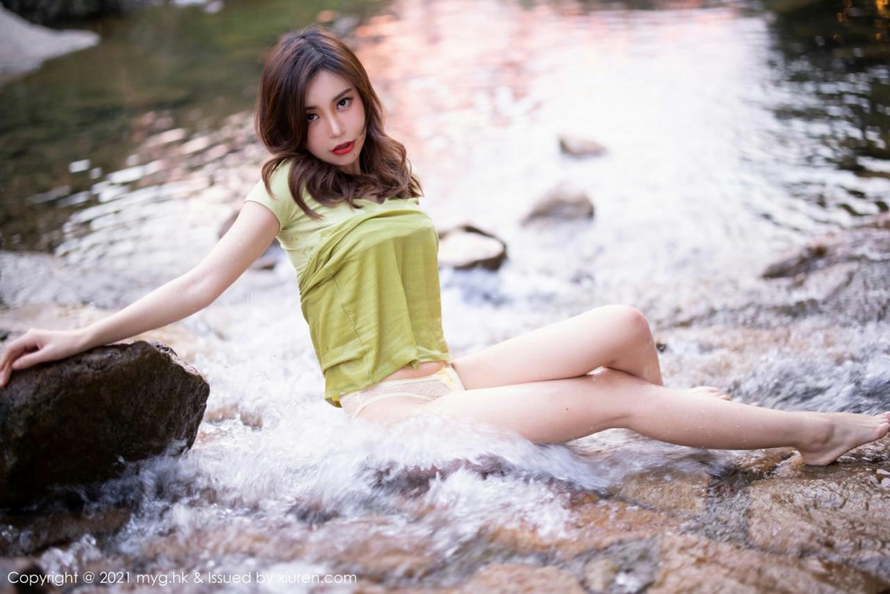 [MyGirl美媛馆] 2021.09.27 VOL.597 绮里嘉ula 山涧溪水中 性感写真 [50+1P] 第 7 张