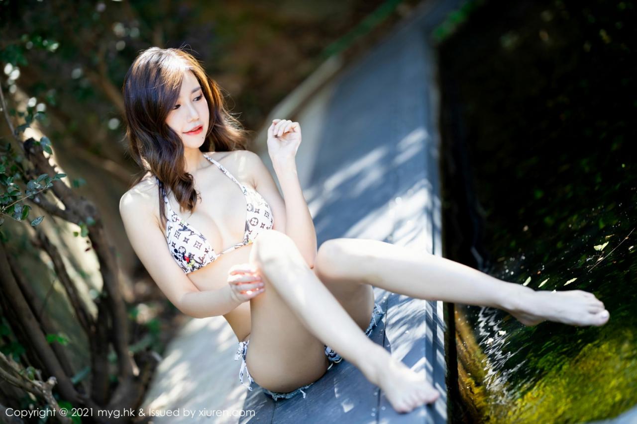 [MyGirl美媛馆] 2021.10.15 VOL.604 绮里嘉ula 清幽的林间 性感写真 [70+1P] 第 31 张