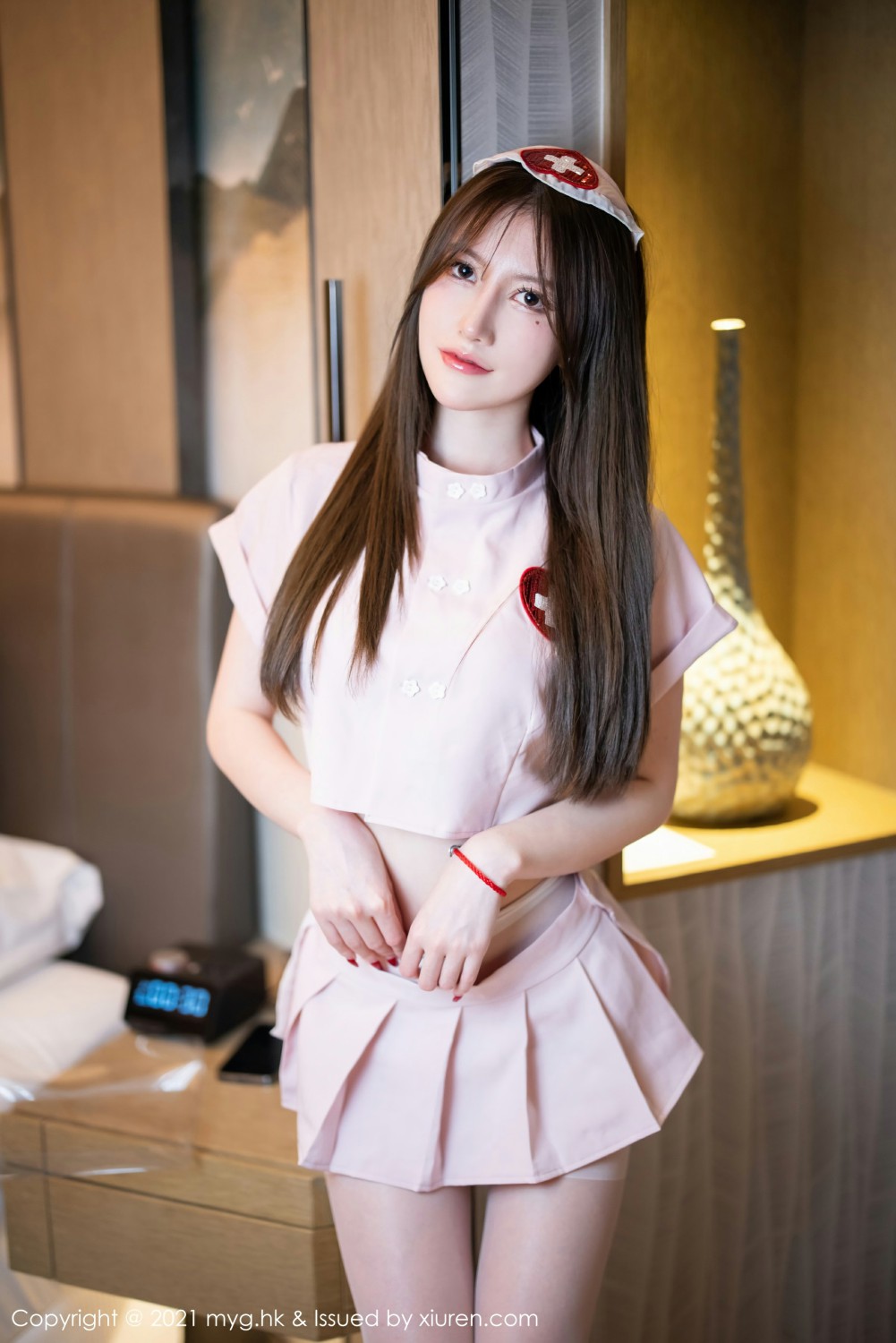 [MyGirl美媛馆] 2021.11.10 VOL.615 美桃酱 粉色护士制服系列 [85+1P] 第 58 张
