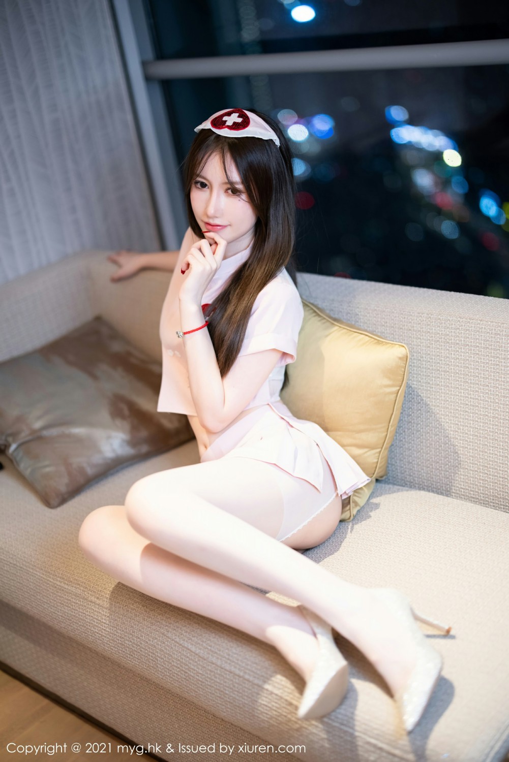 [MyGirl美媛馆] 2021.11.10 VOL.615 美桃酱 粉色护士制服系列 [85+1P] 第 70 张