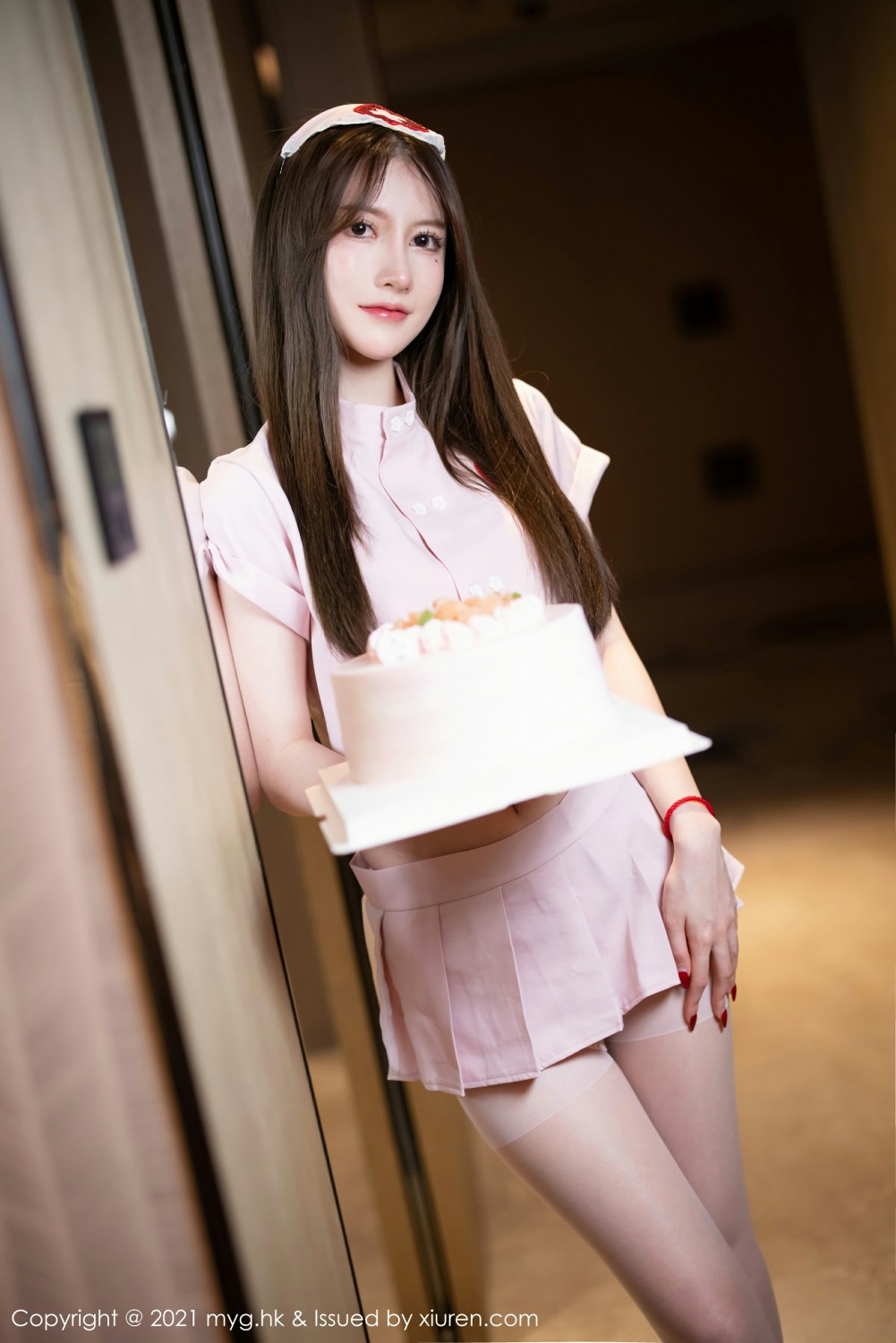 [MyGirl美媛馆] 2021.11.10 VOL.615 美桃酱 粉色护士制服系列 [85+1P] 第 76 张