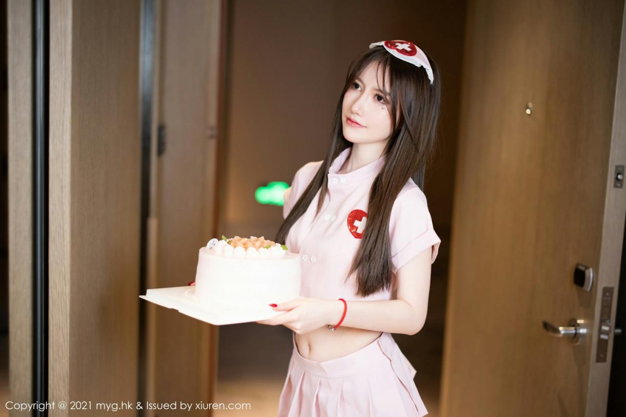 [MyGirl美媛馆] 2021.11.10 VOL.615 美桃酱 粉色护士制服系列 [85+1P] 第 79 张