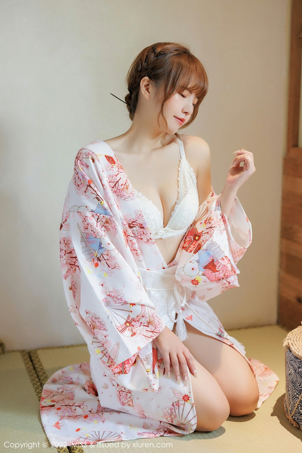 [IMISS爱蜜社] 2022.04.07 VOL.676 张思允Nice 云南心愿写真 蕾丝白色内衣[60+1P] 第 22 张