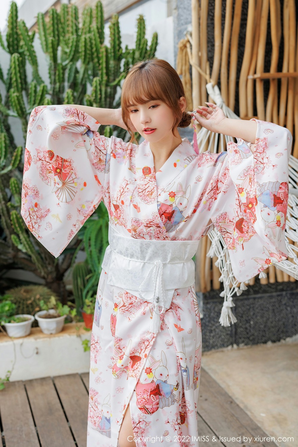 [IMISS爱蜜社] 2022.04.07 VOL.676 张思允Nice 云南心愿写真 蕾丝白色内衣[60+1P] 第 42 张